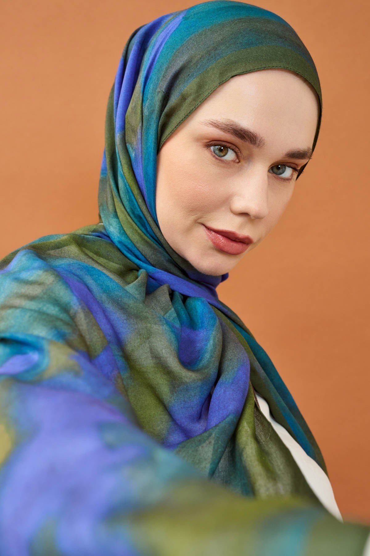 Riva Şal Tencel Cloud Saks