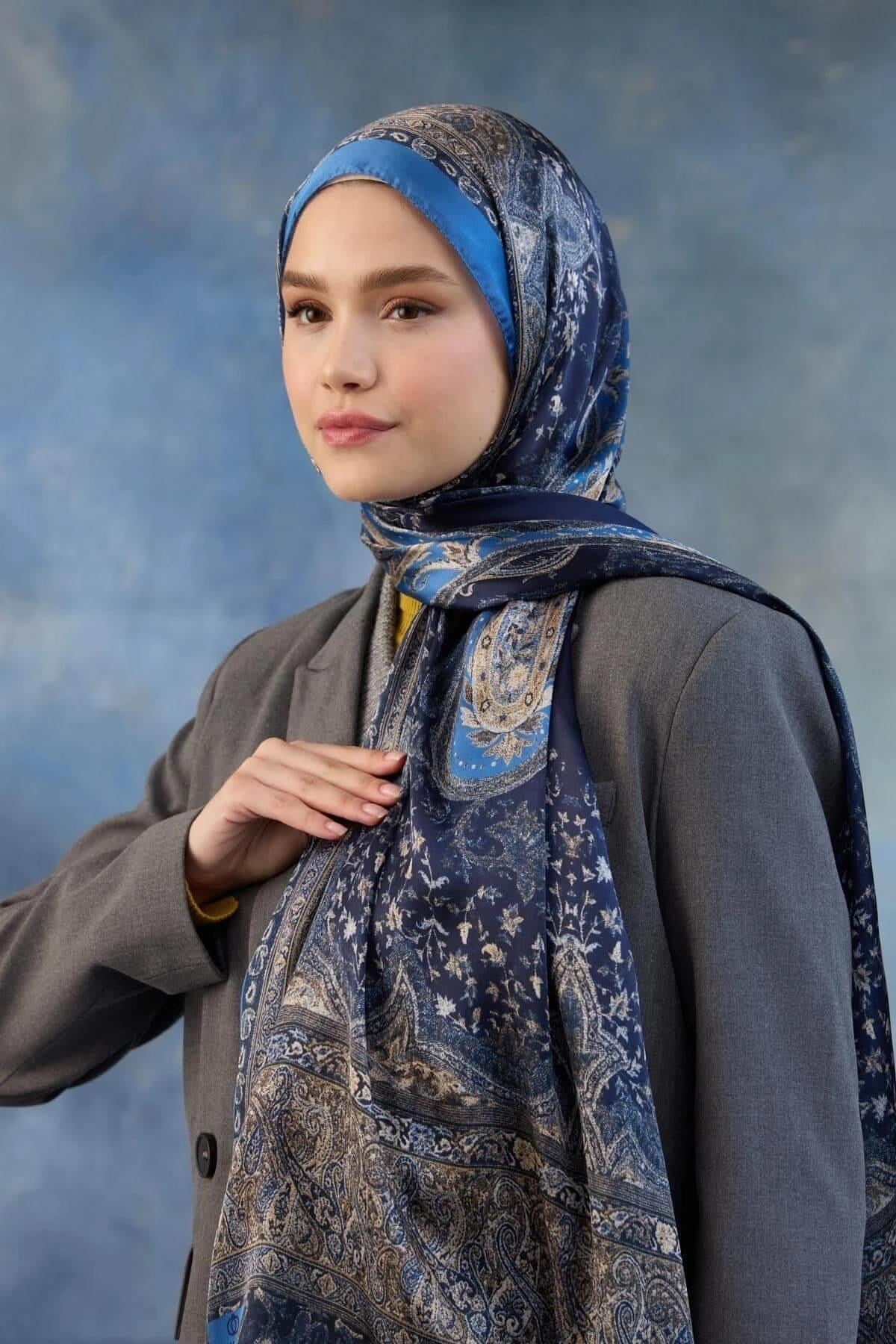 Saks Hint Vual Şal - 5002-04