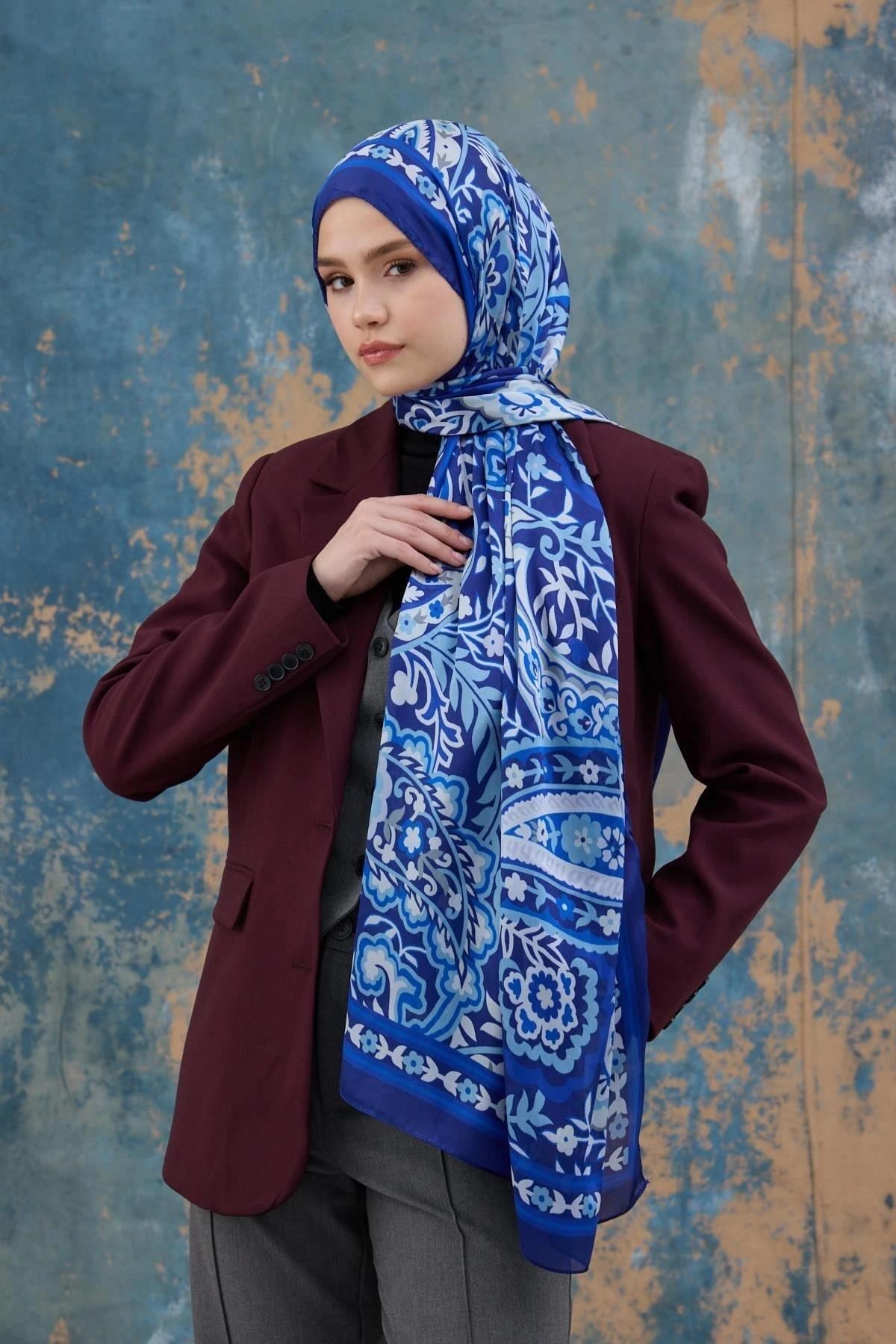 Saks Hint Vual Şal - 5004-09