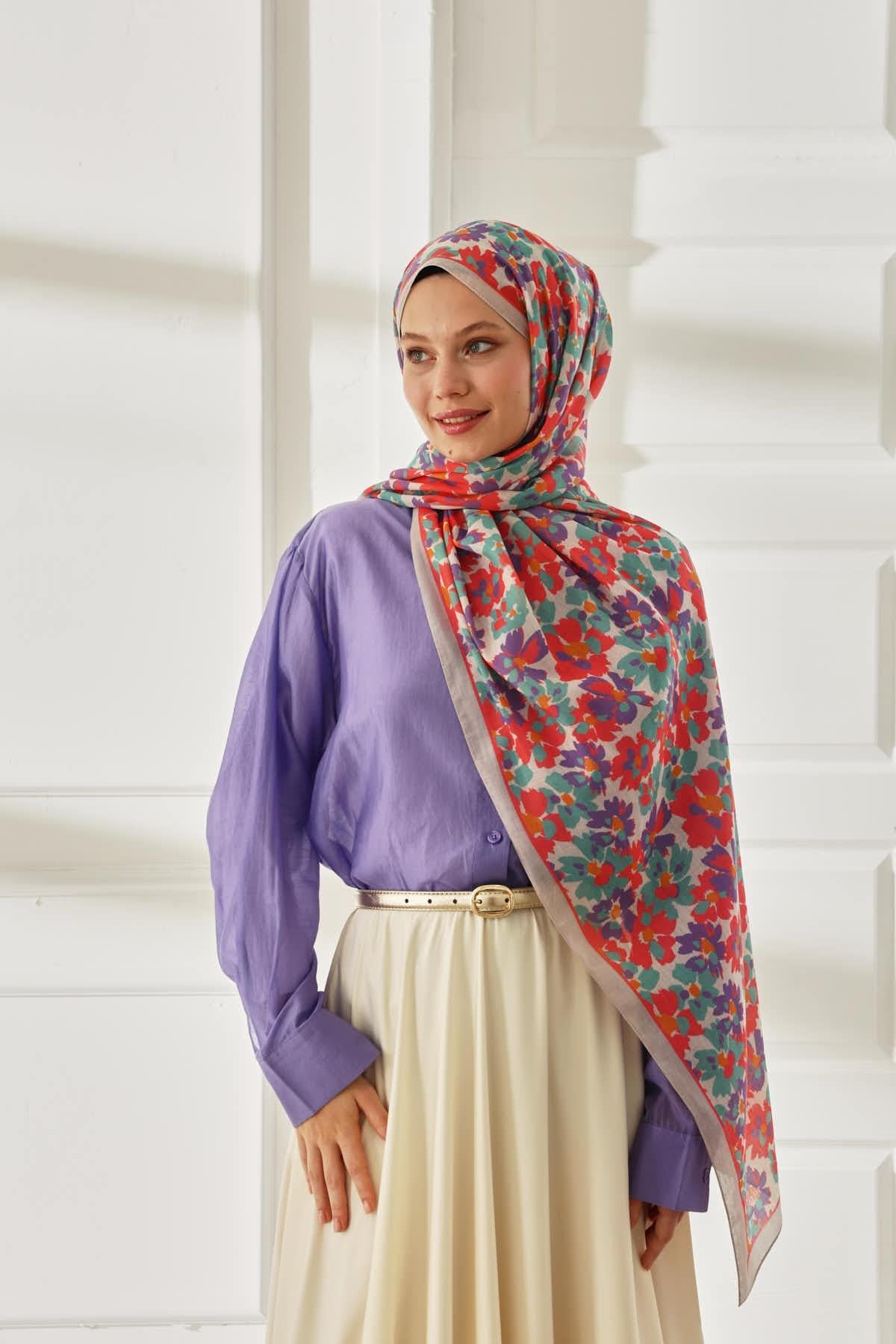 Silk Home Desenli Soft Şal 70020-02