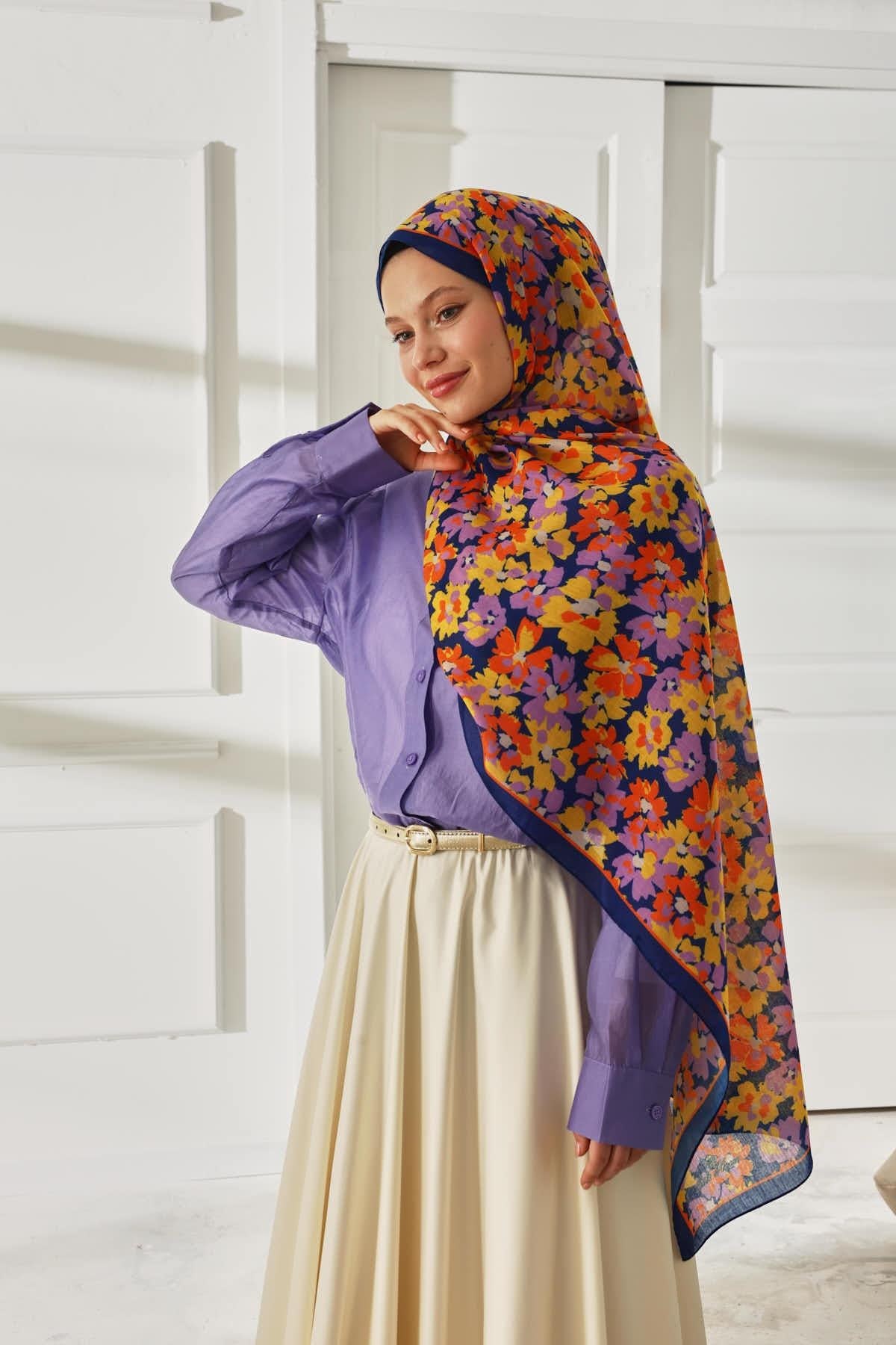 Silk Home Desenli Soft Şal 70020-04