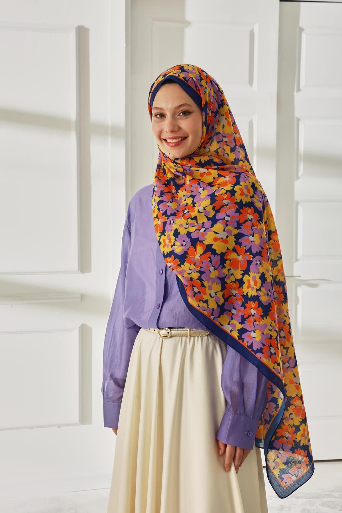 Silk Home Desenli Soft Şal 70020-04