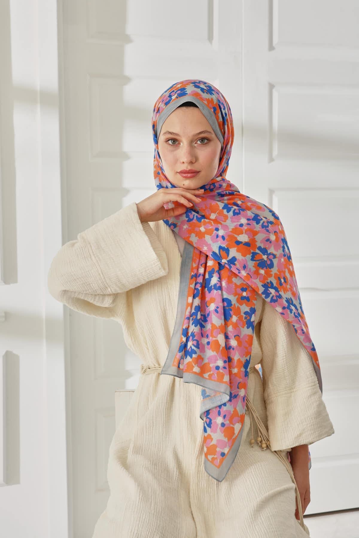 Silk Home Desenli Soft Şal 70020-08