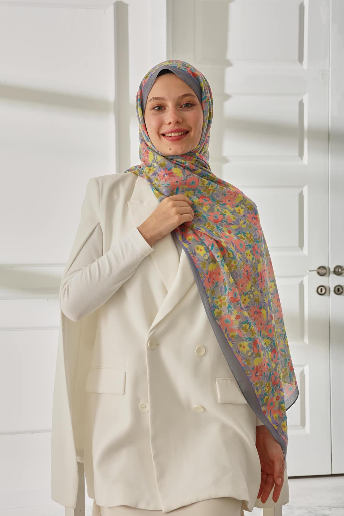 Silk Home Desenli Soft Şal 70021-11