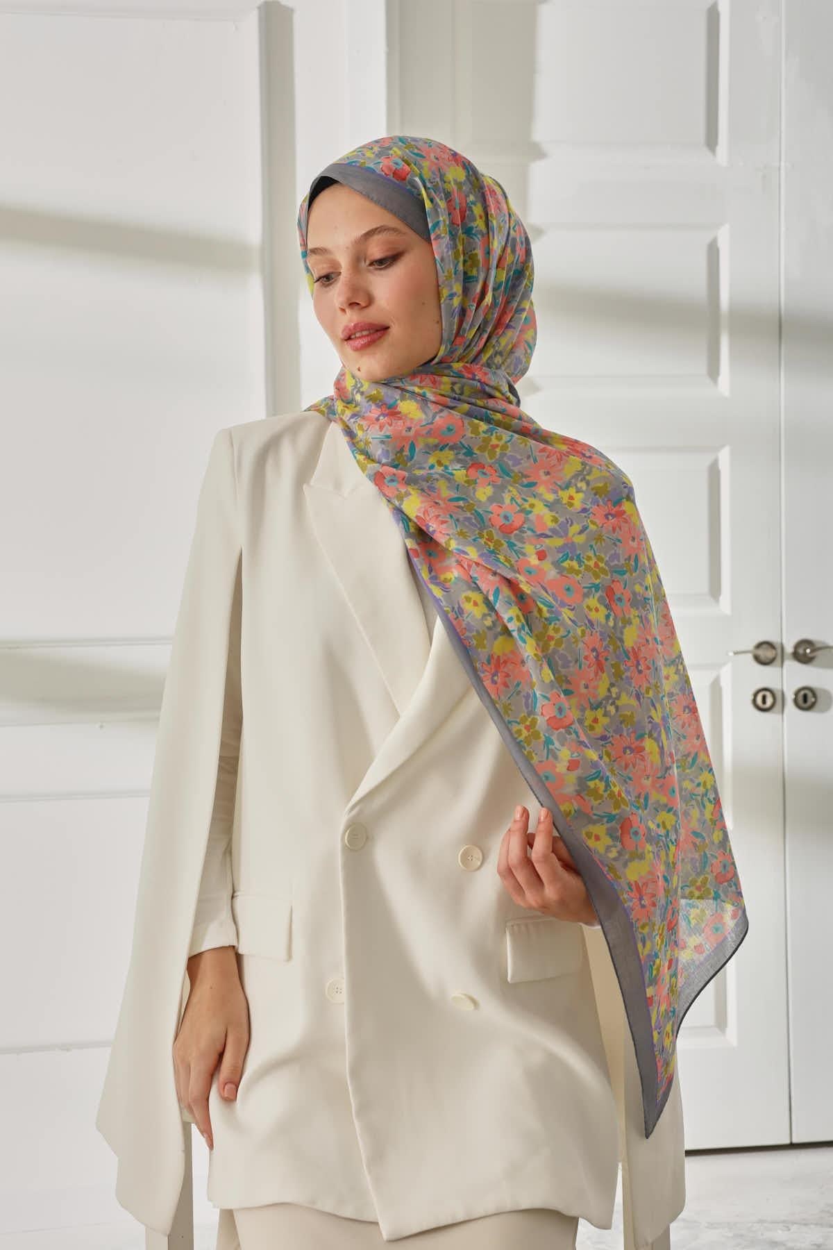 Silk Home Desenli Soft Şal 70021-11
