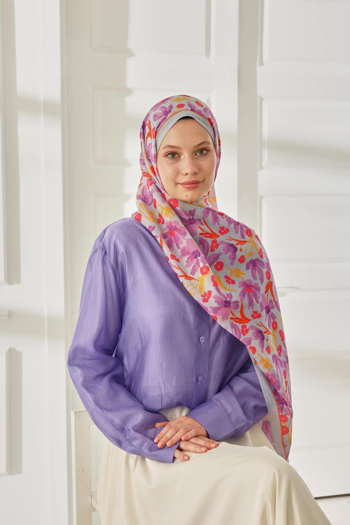Silk Home Desenli Soft Şal 70022-01