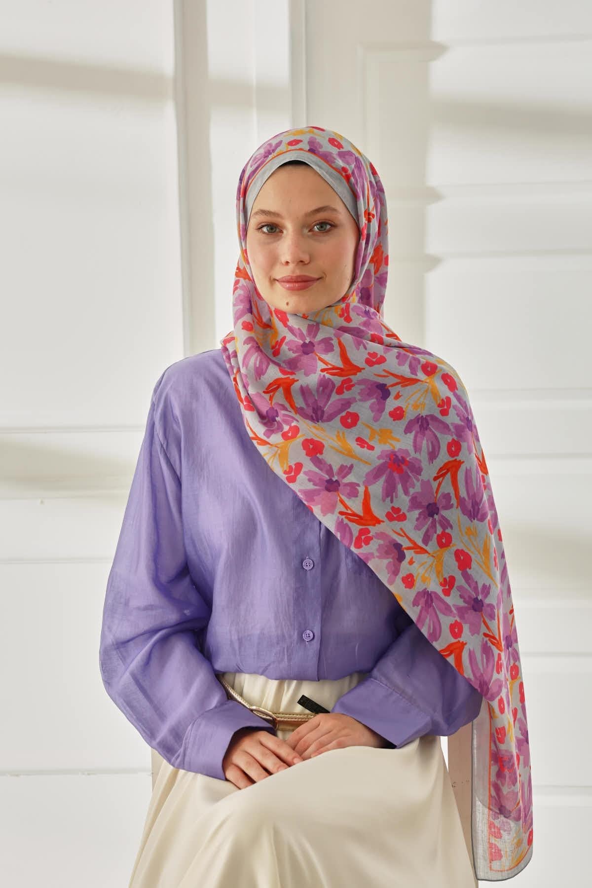 Silk Home Desenli Soft Şal 70022-01
