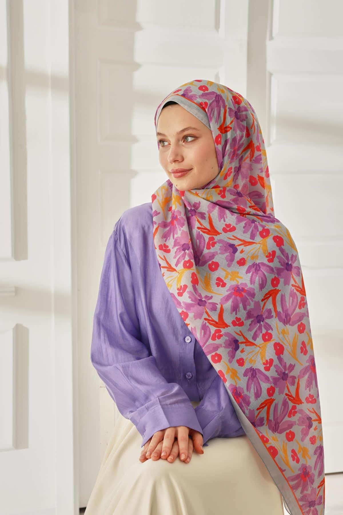 Silk Home Desenli Soft Şal 70022-01