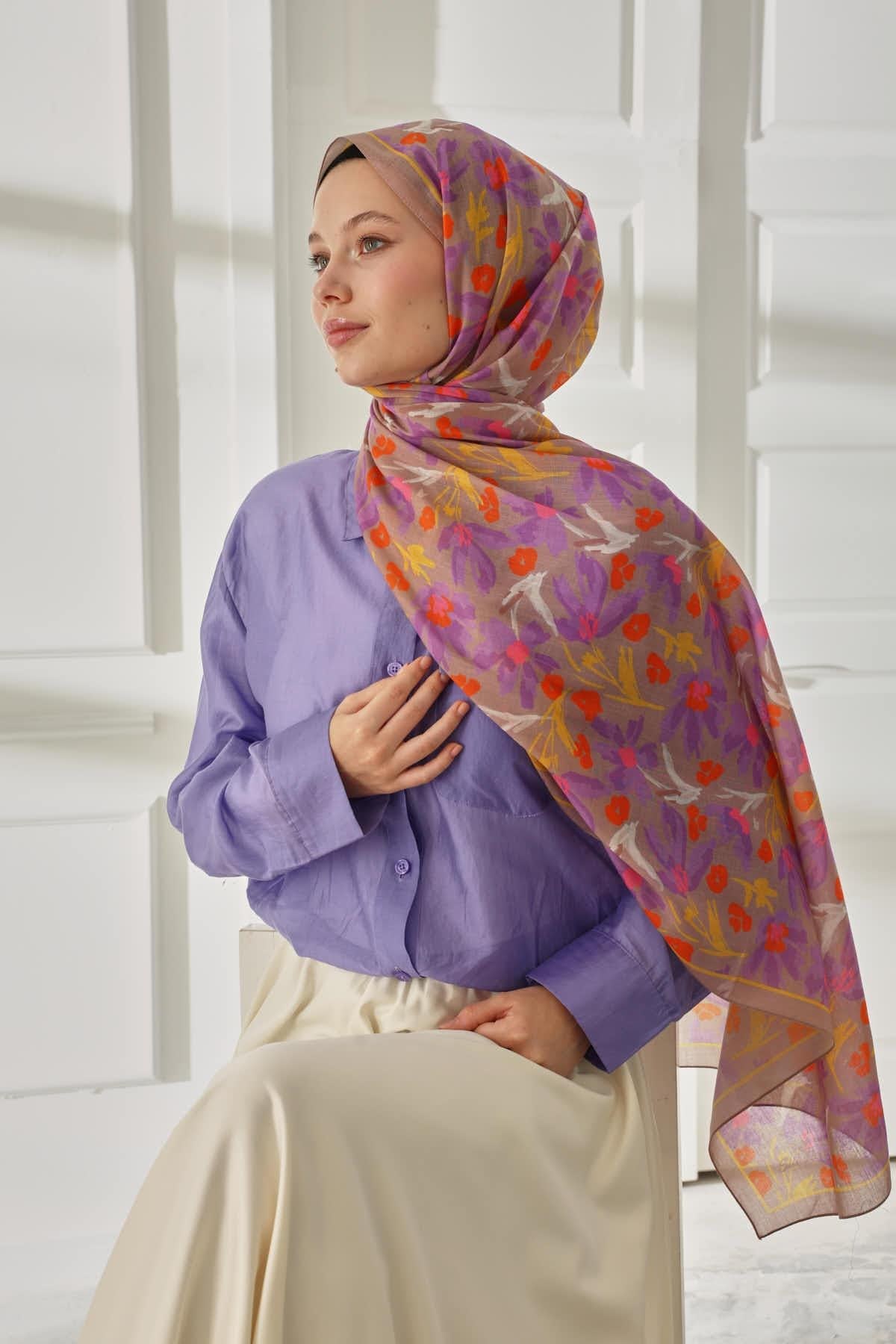 Silk Home Desenli Soft Şal 70022-03