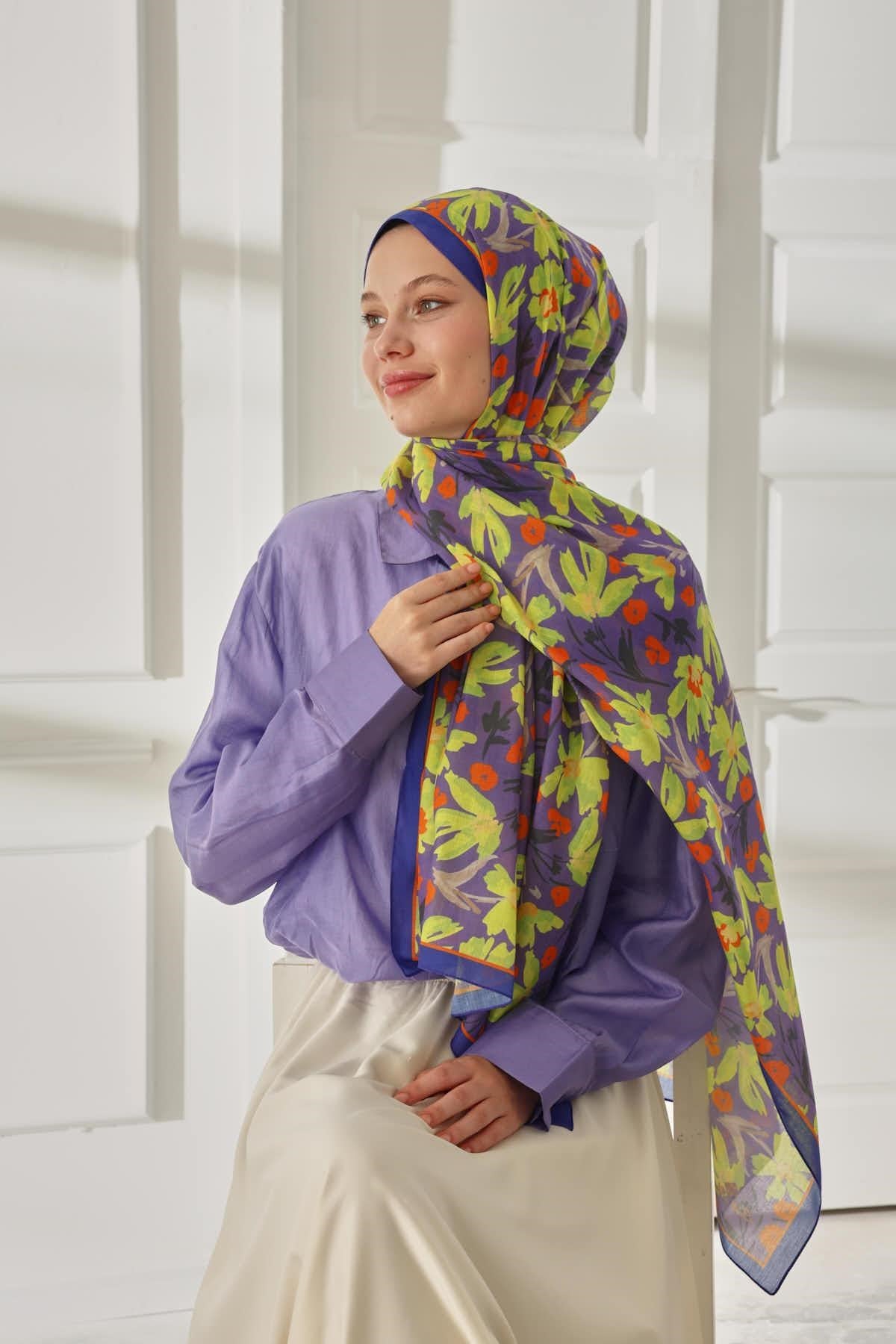 Silk Home Desenli Soft Şal 70022-04