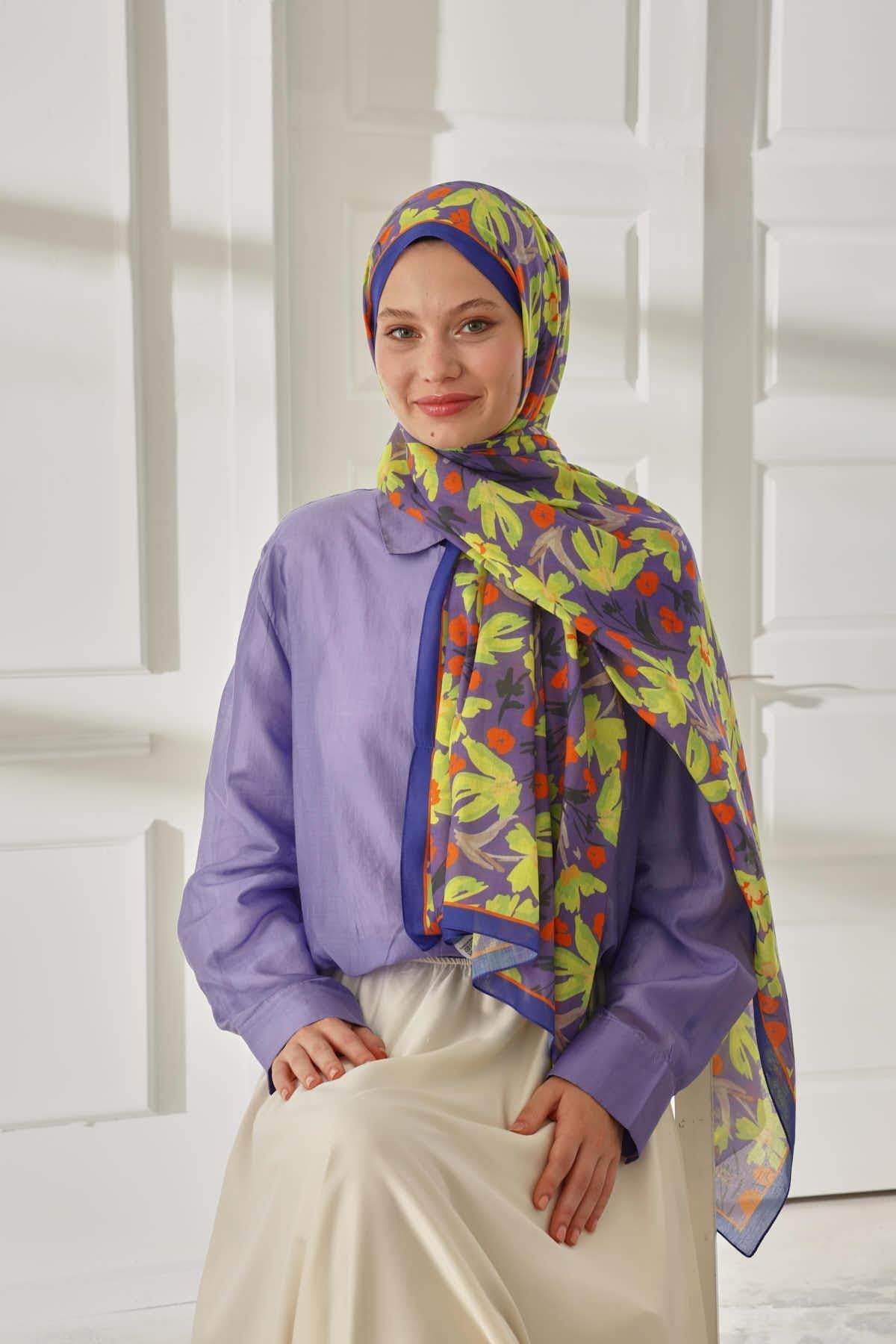 Silk Home Desenli Soft Şal 70022-04