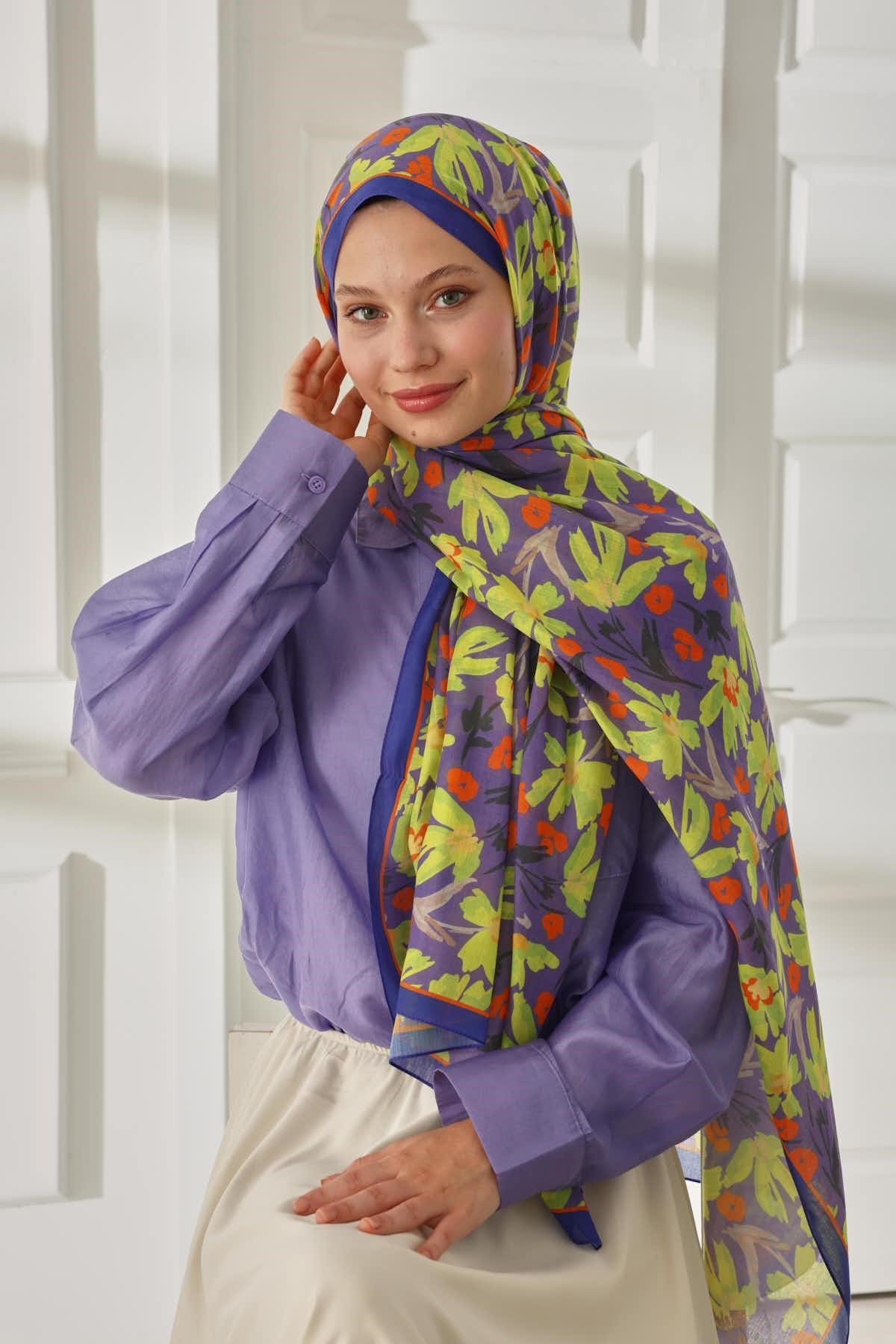 Silk Home Desenli Soft Şal 70022-04