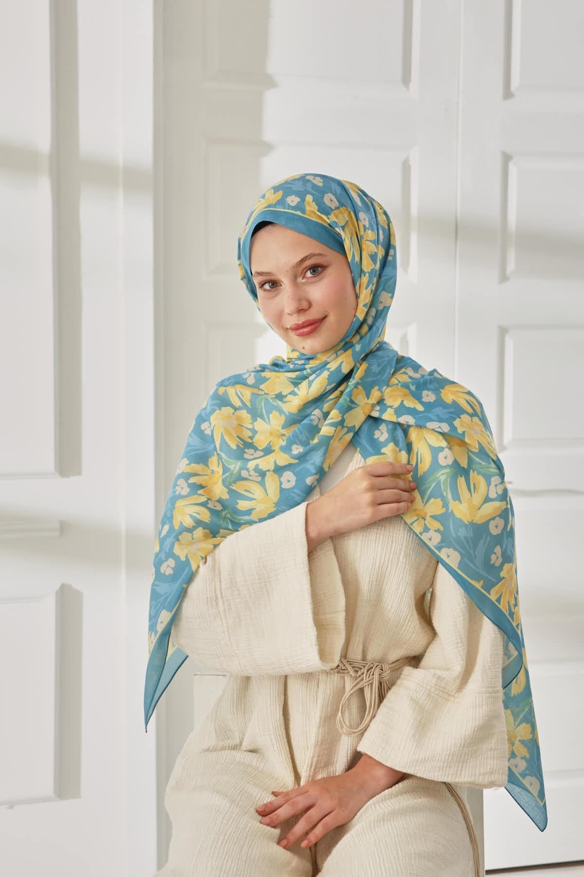 Silk Home Desenli Soft Şal 70022-08