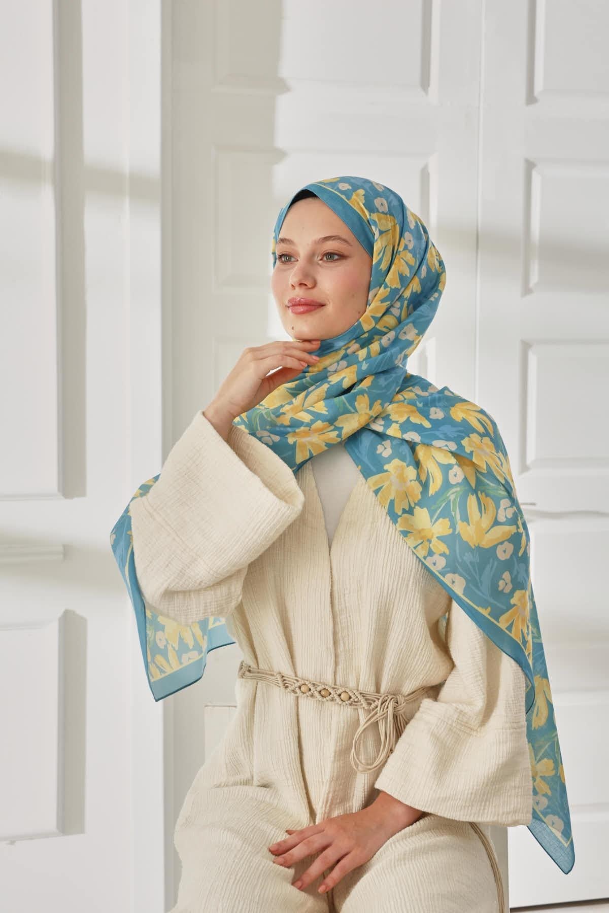 Silk Home Desenli Soft Şal 70022-08