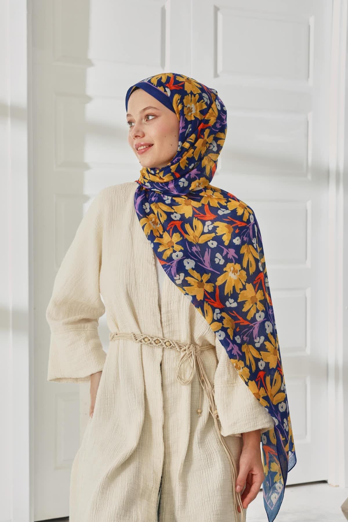 Silk Home Desenli Soft Şal 70022-09