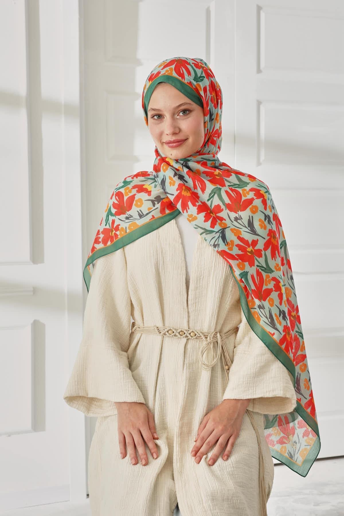 Silk Home Desenli Soft Şal 70022-11