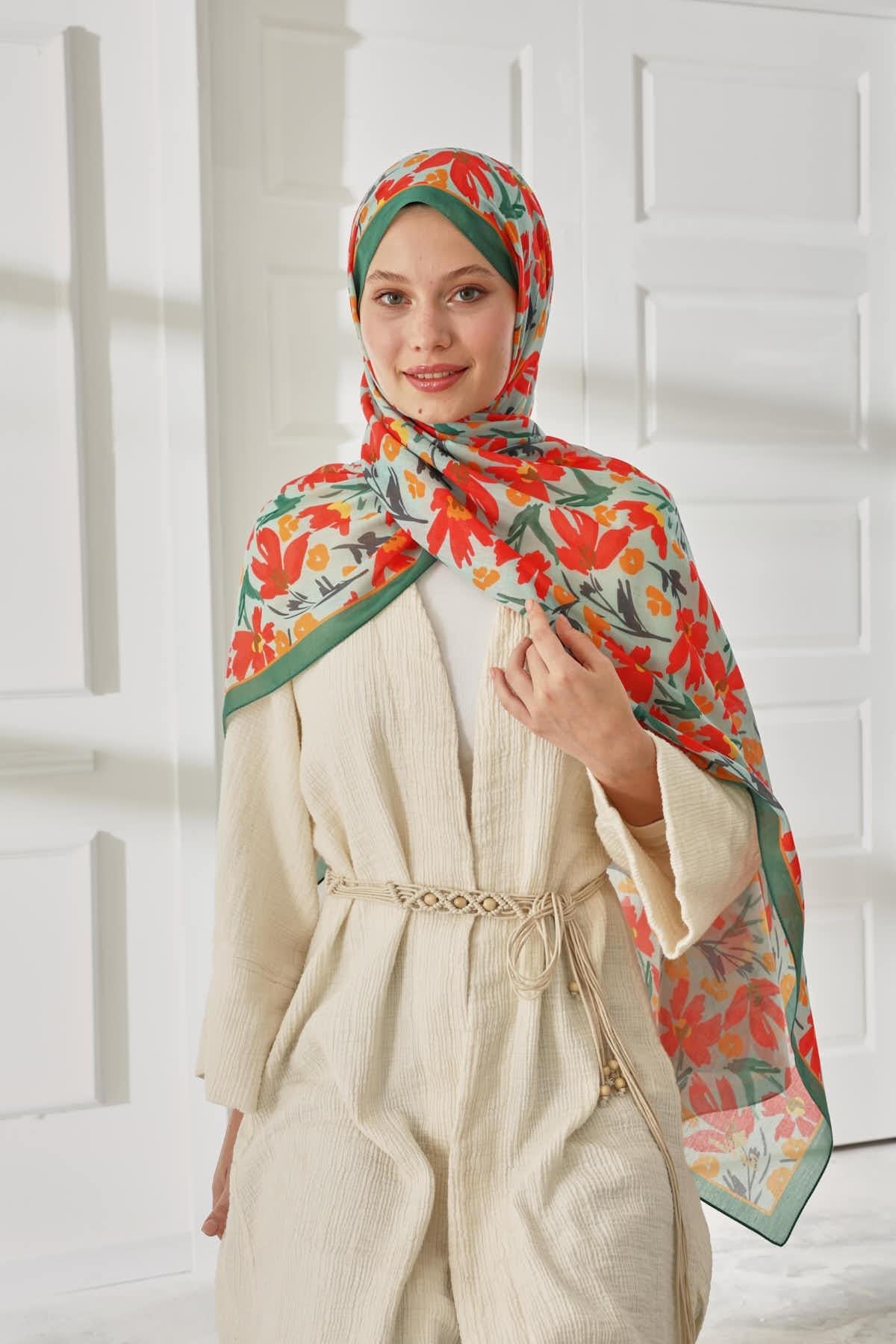 Silk Home Desenli Soft Şal 70022-11