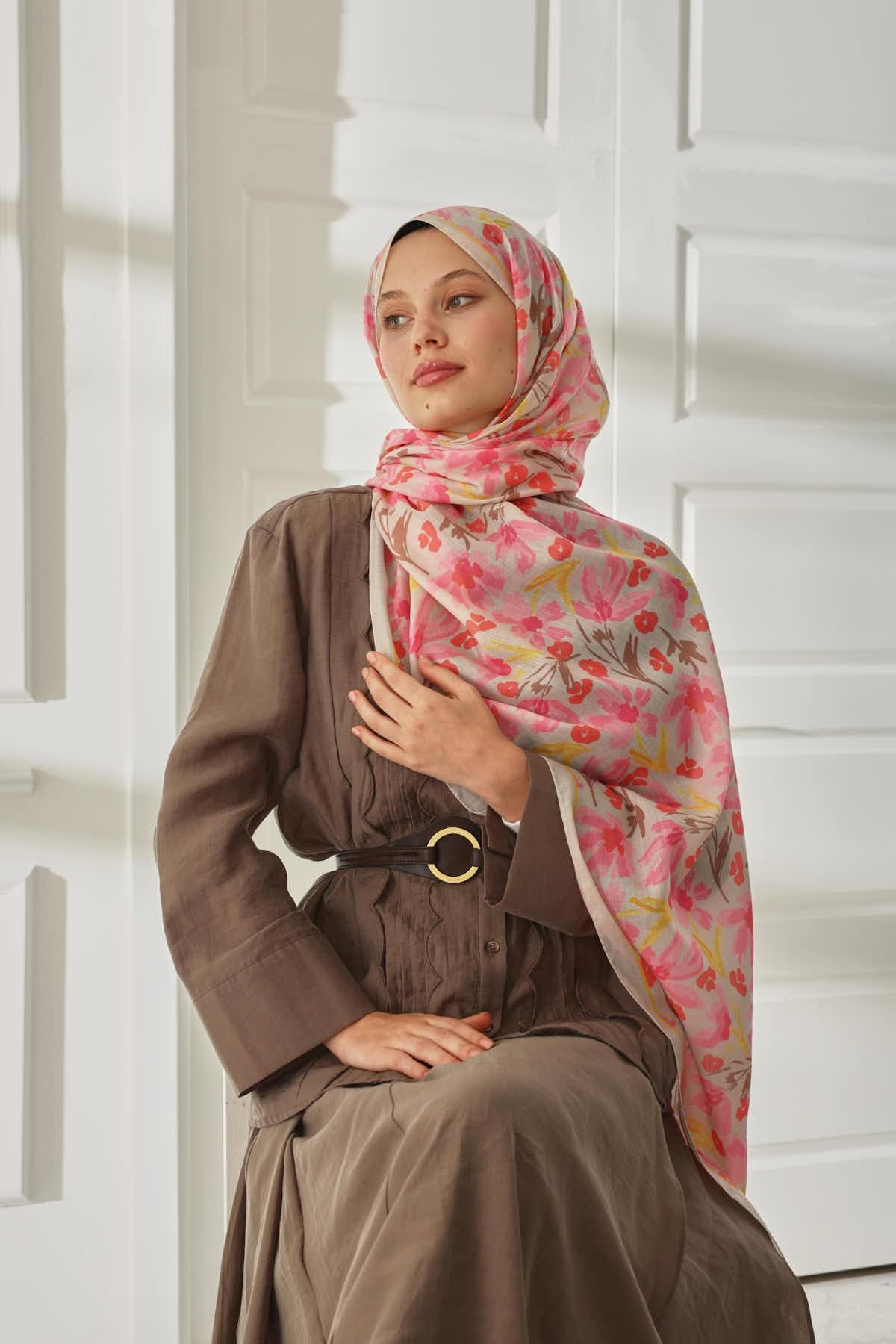 Silk Home Desenli Soft Şal 70022-15