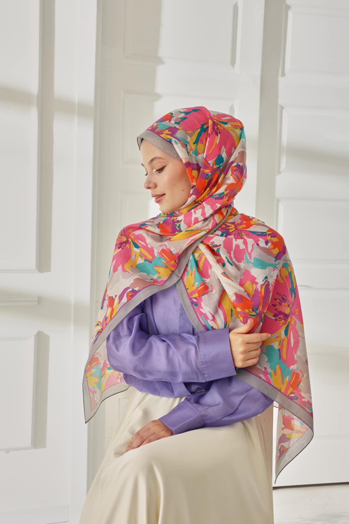 Silk Home Desenli Soft Şal 70023-01