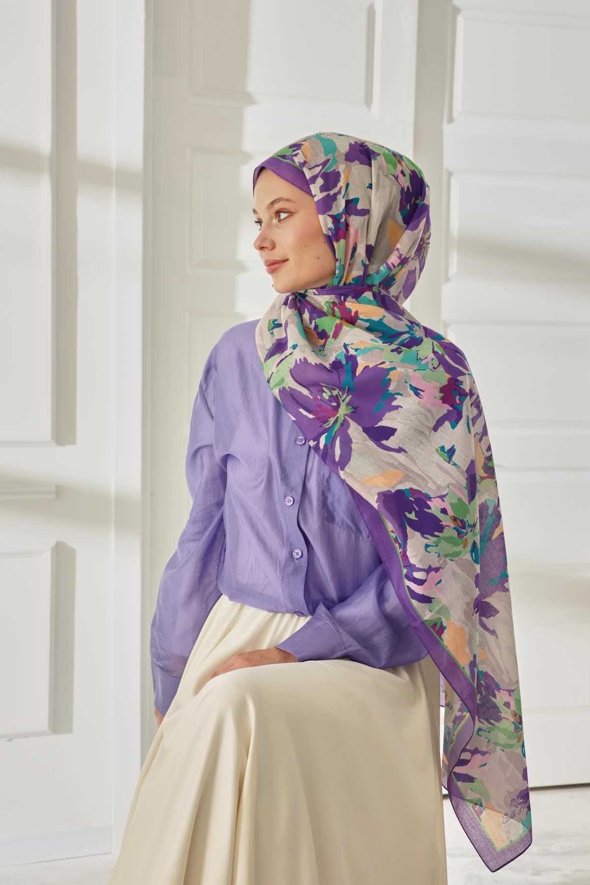 Silk Home Desenli Soft Şal 70023-02