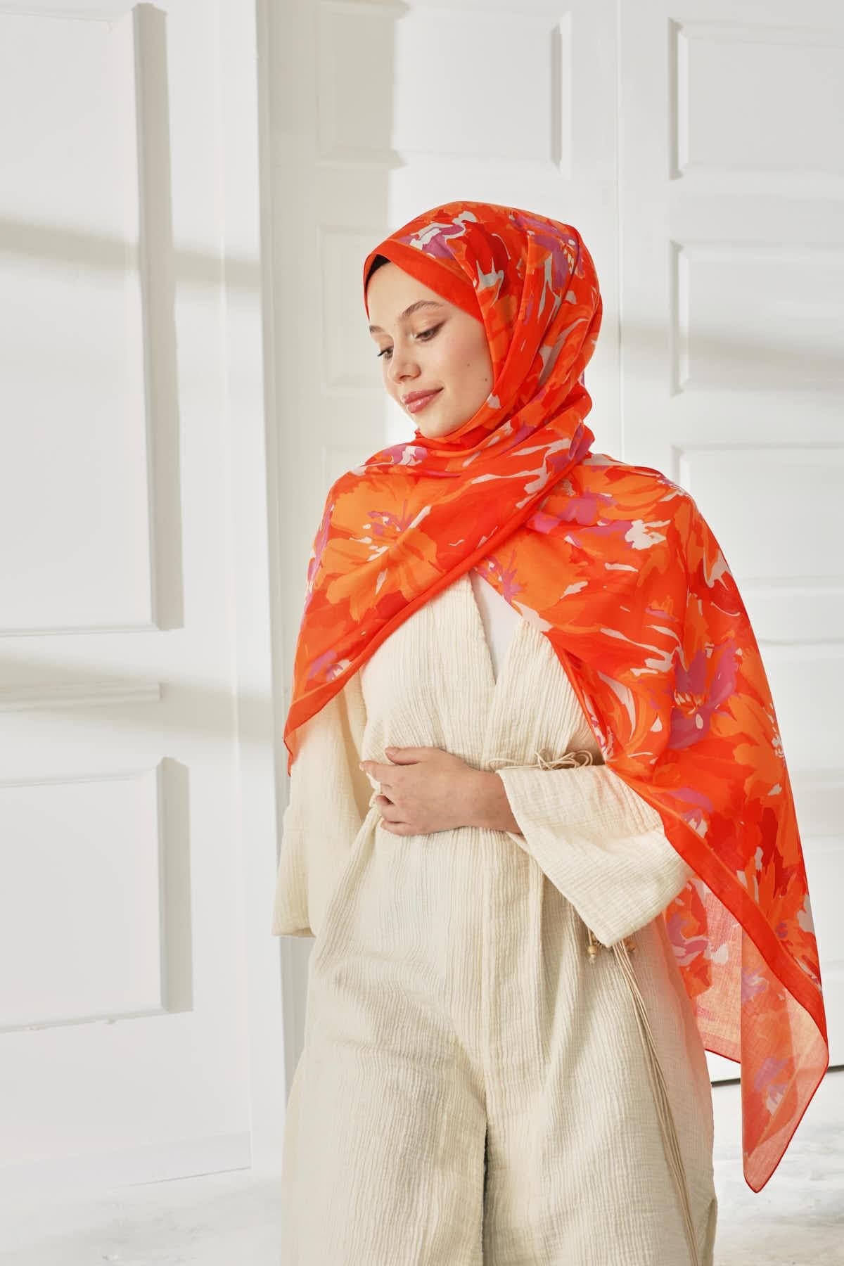 Silk Home Desenli Soft Şal 70023-07