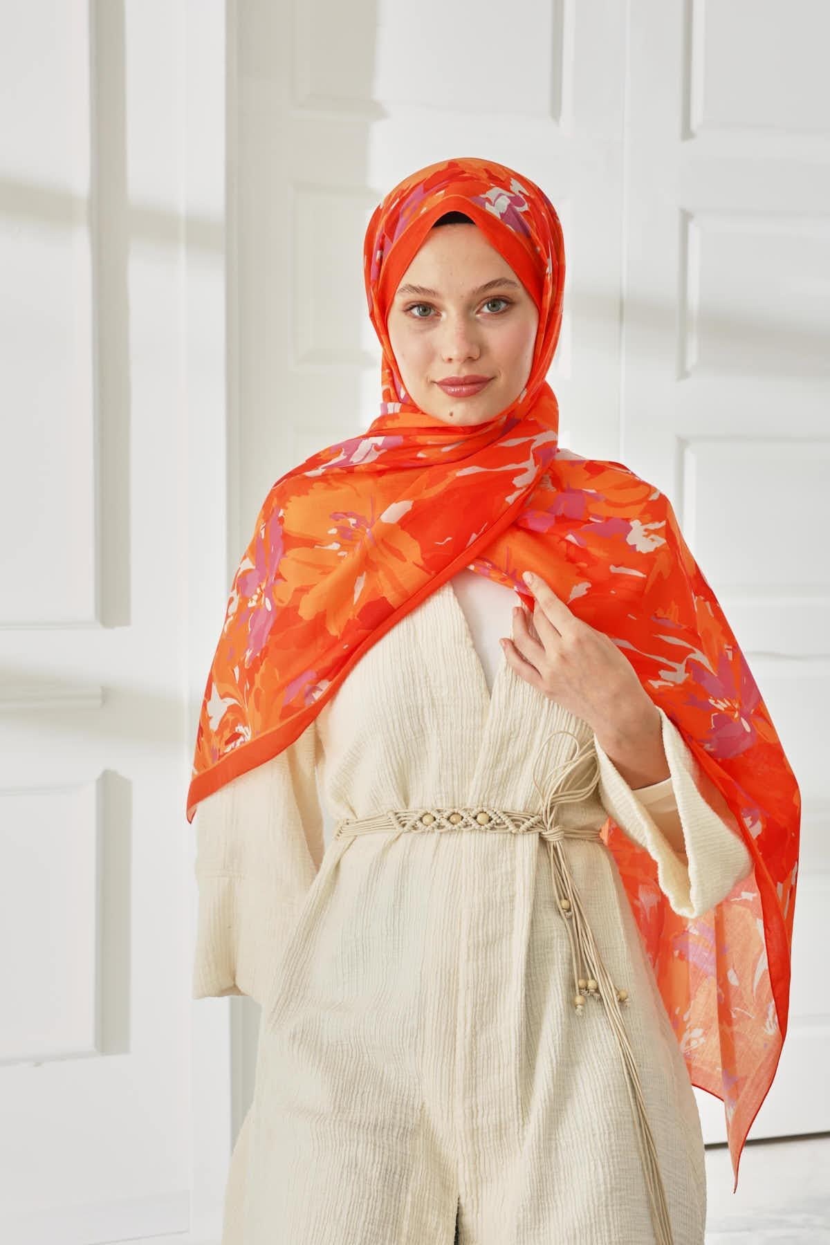Silk Home Desenli Soft Şal 70023-07