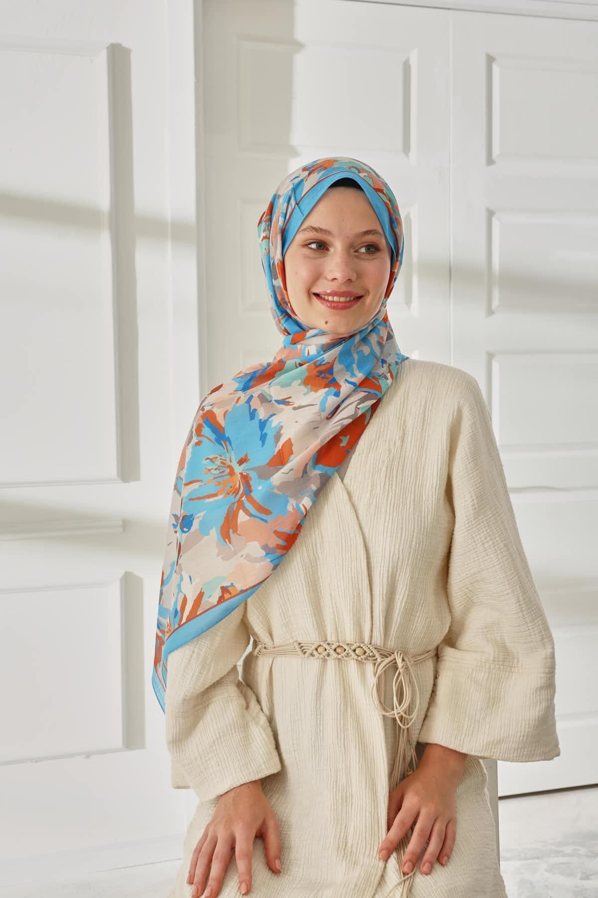 Silk Home Desenli Soft Şal 70023-08