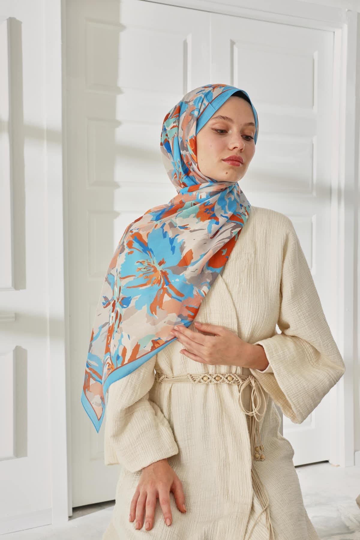 Silk Home Desenli Soft Şal 70023-08