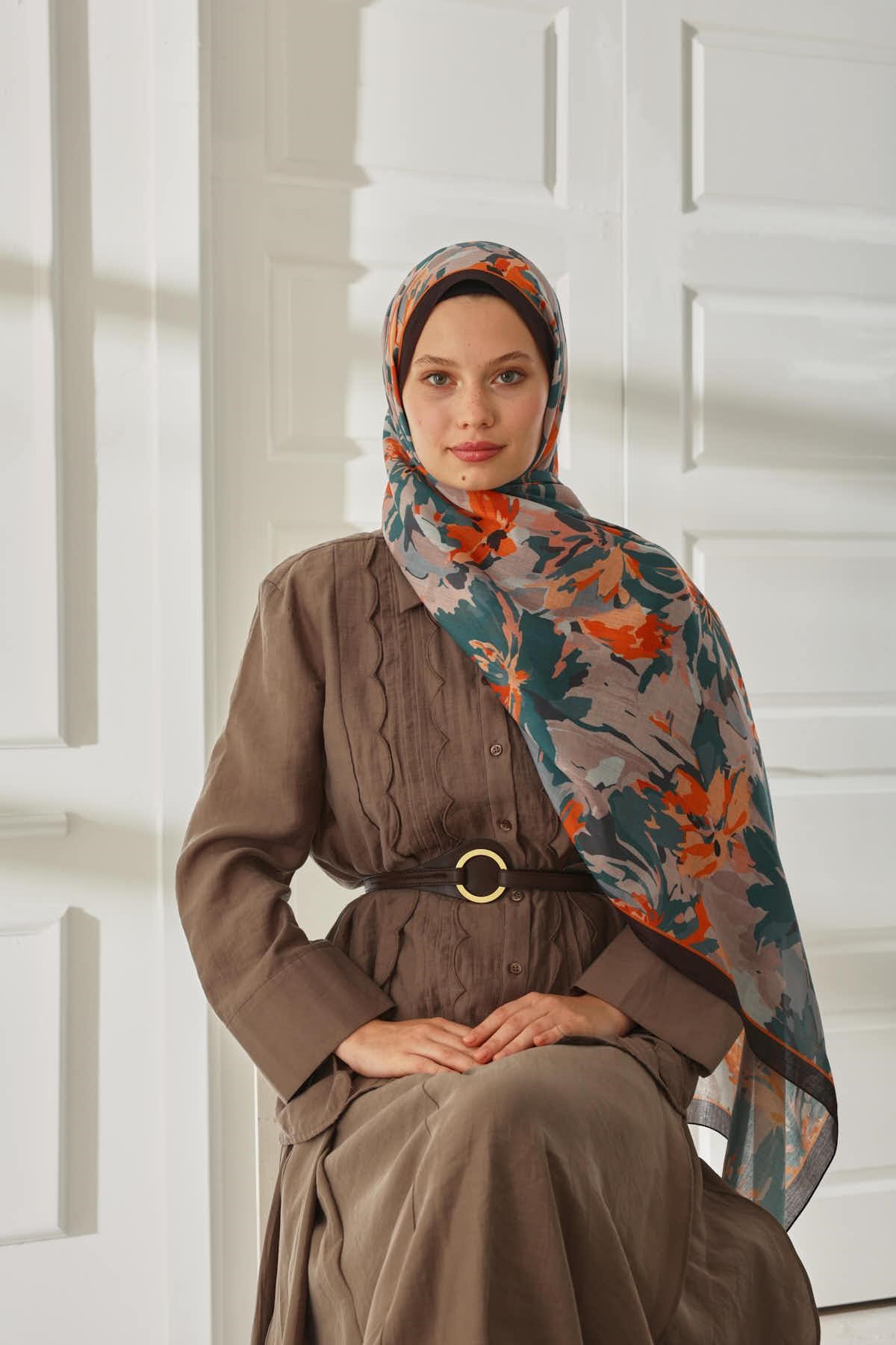 Silk Home Desenli Soft Şal 70023-11