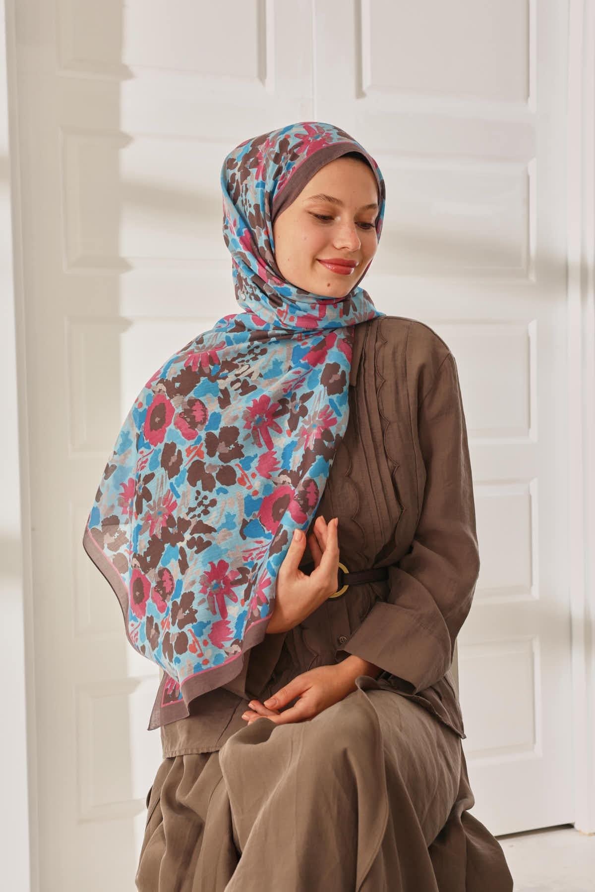 Silk Home Desenli Soft Şal 70024-05