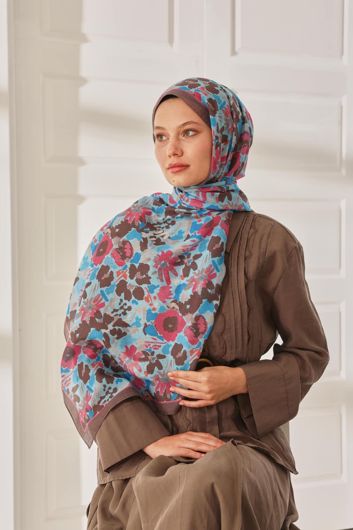 Silk Home Desenli Soft Şal 70024-05