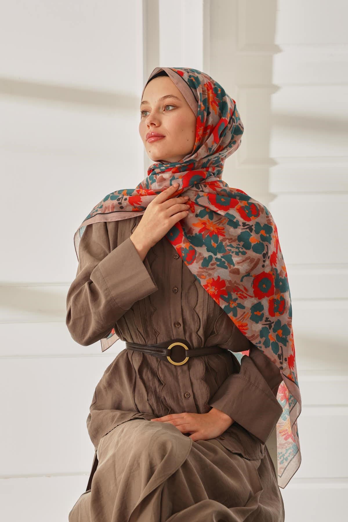 Silk Home Desenli Soft Şal 70024-06
