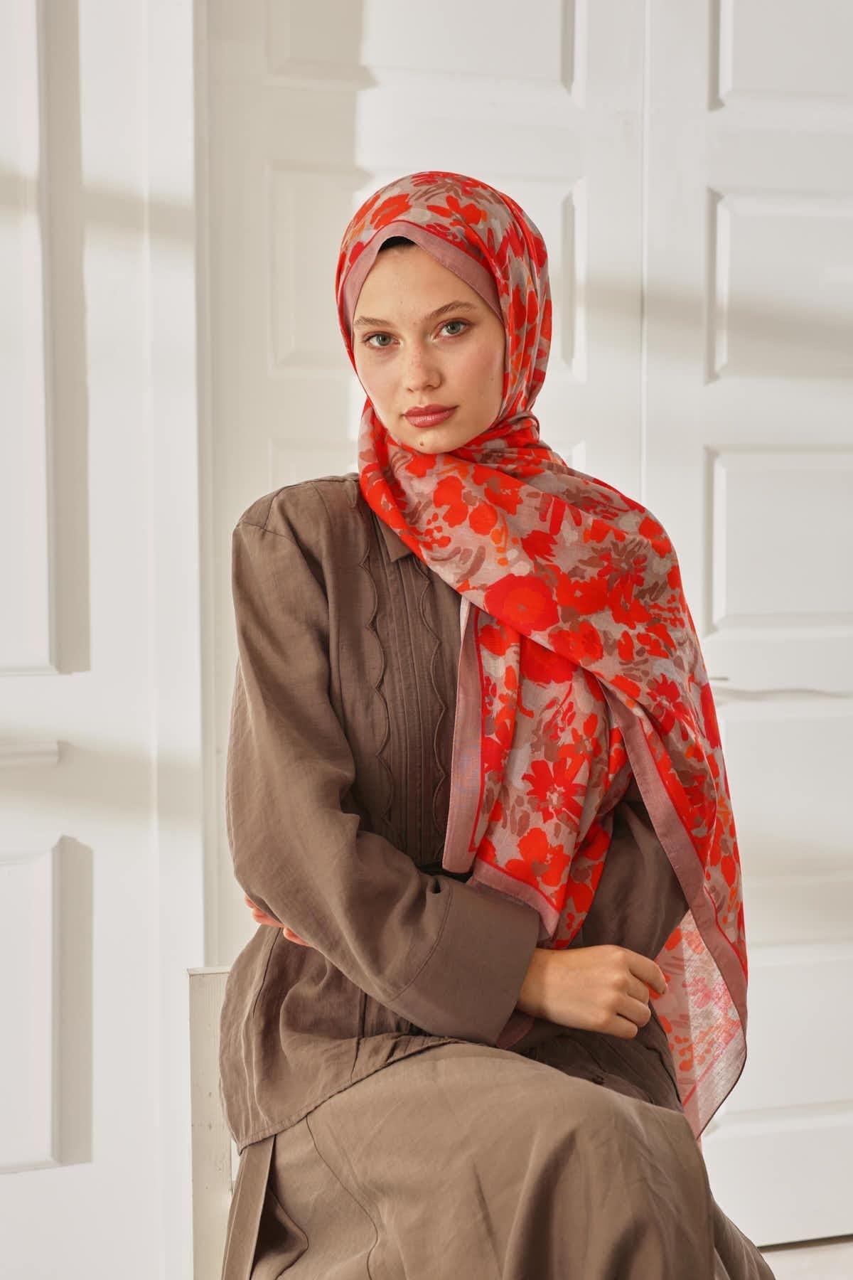 Silk Home Desenli Soft Şal 70024-08