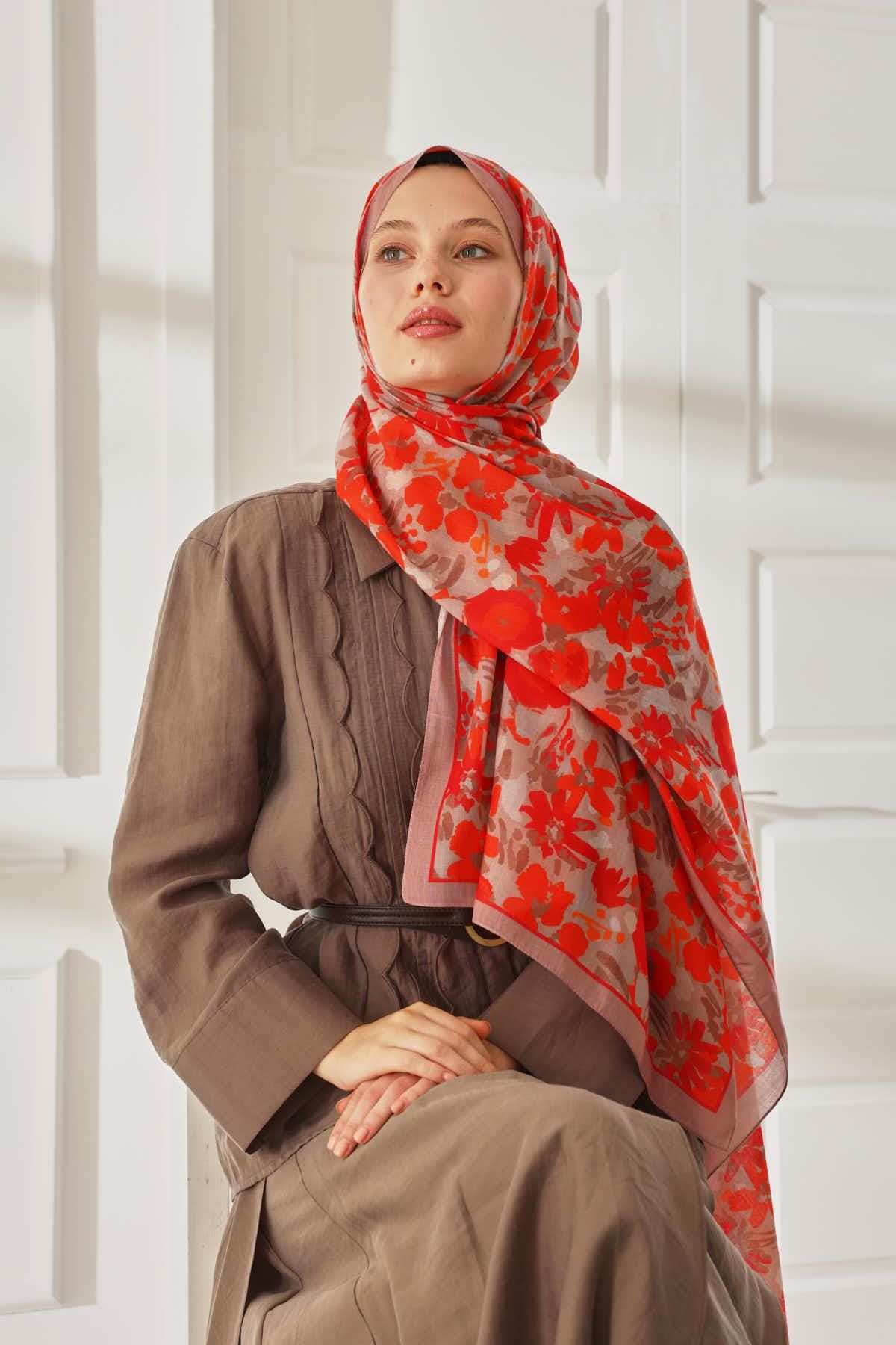 Silk Home Desenli Soft Şal 70024-08