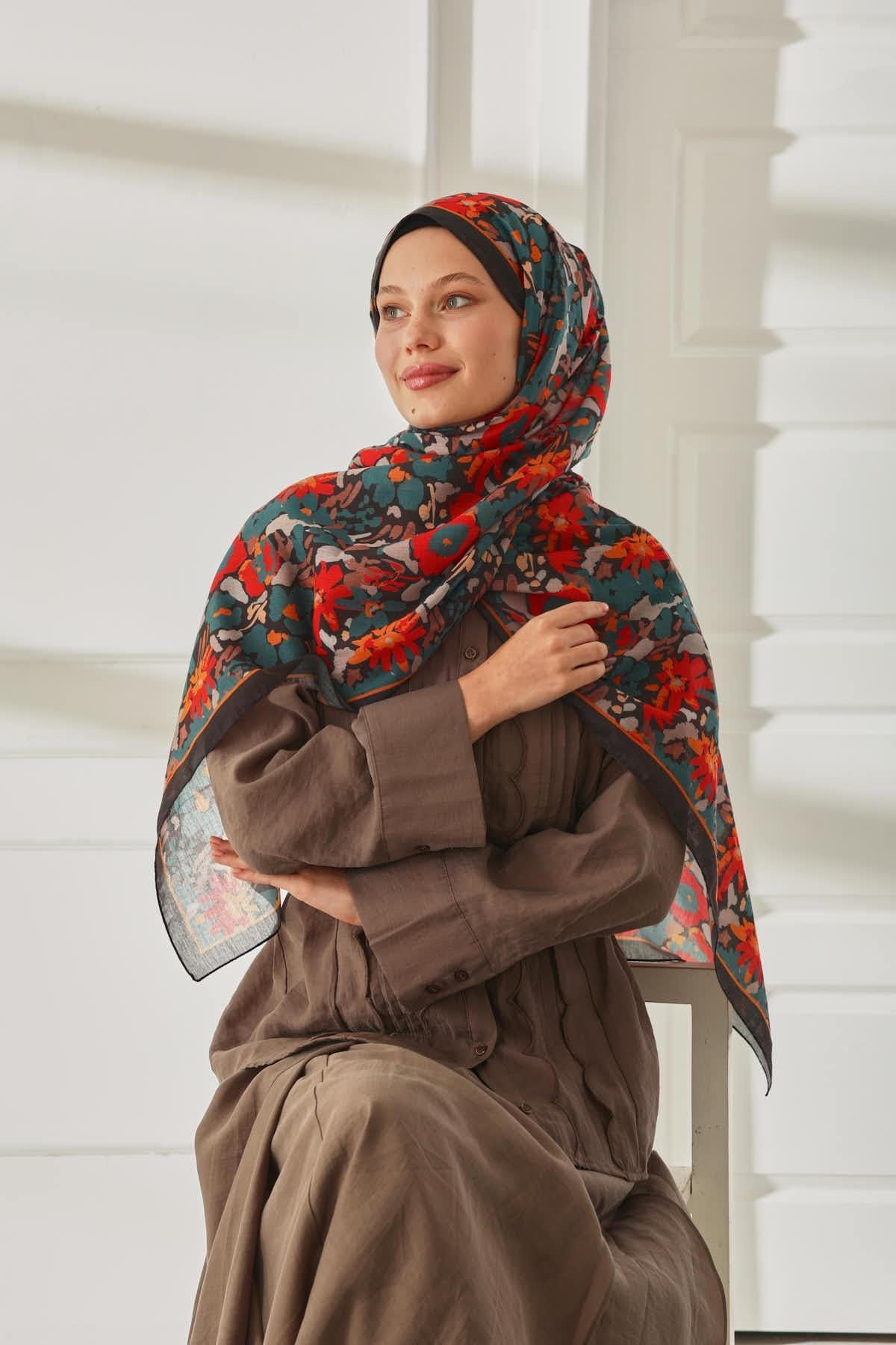 Silk Home Desenli Soft Şal 70024-11