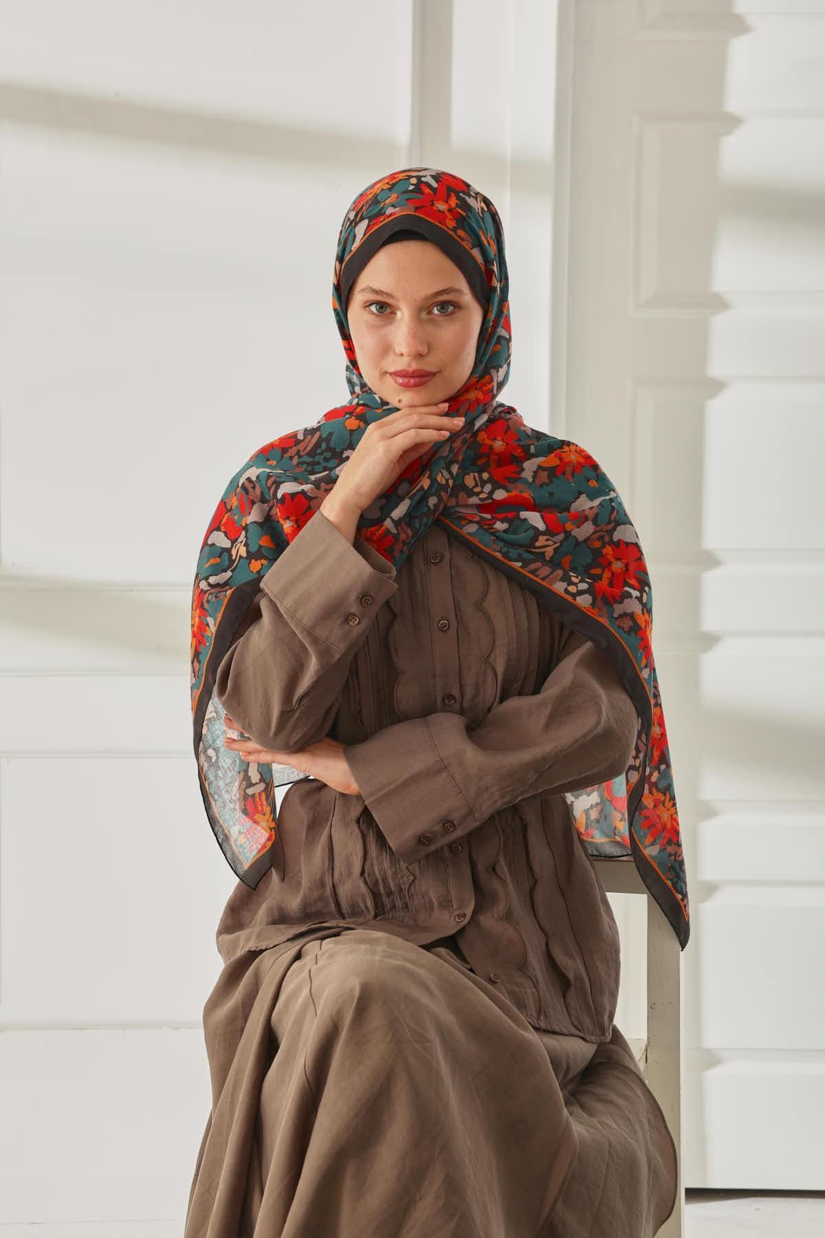 Silk Home Desenli Soft Şal 70024-11