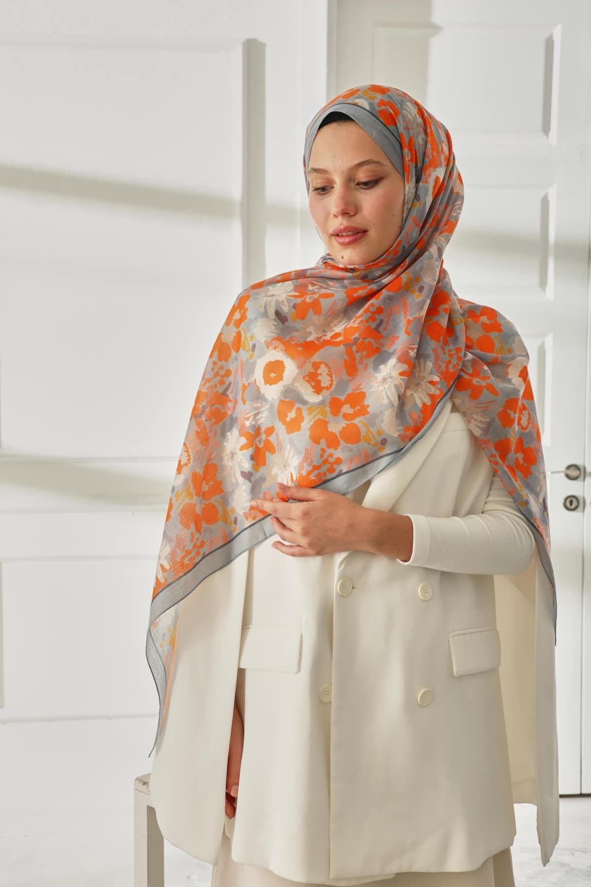 Silk Home Desenli Soft Şal 70024-15