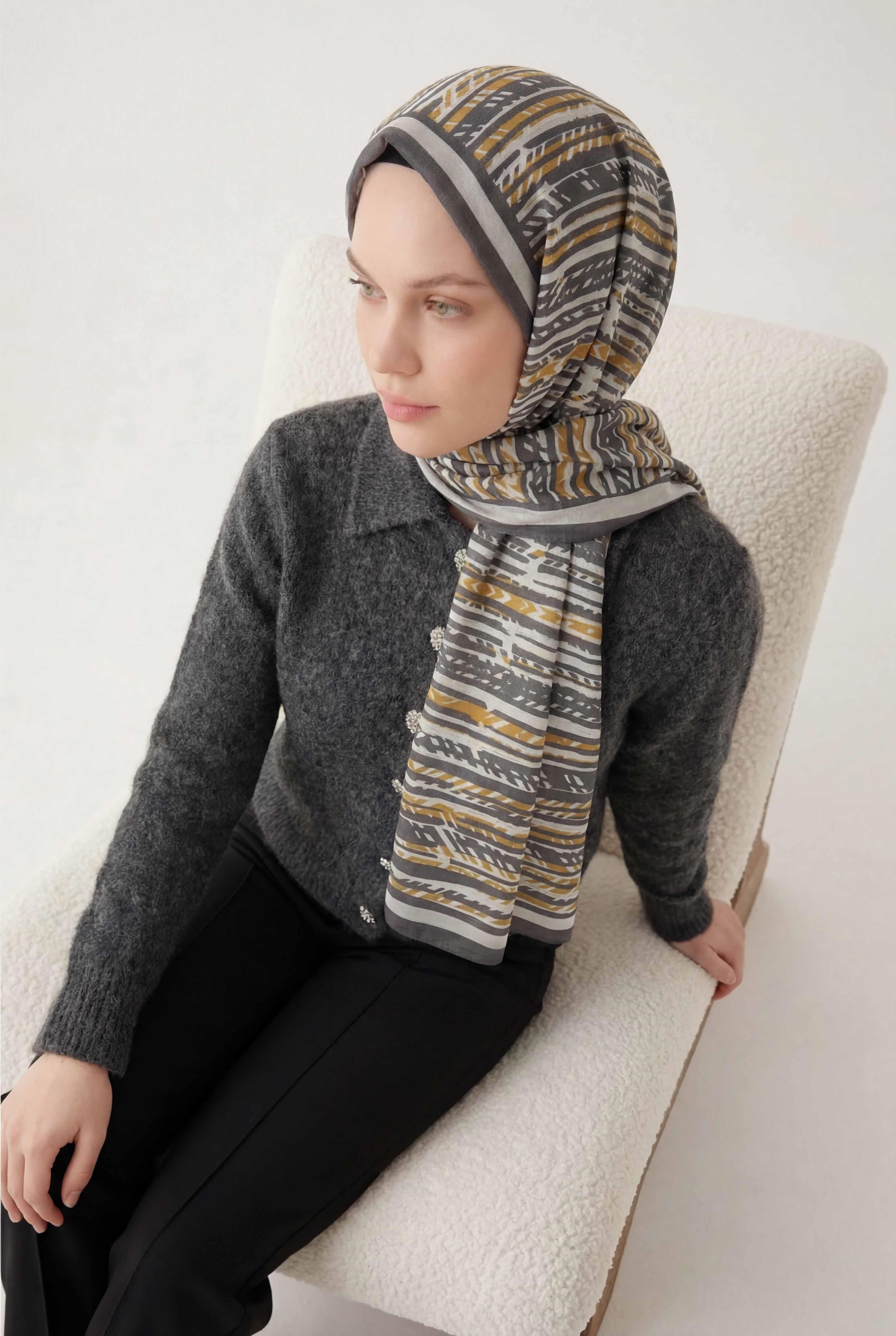 Silk Home Desenli Soft Şal 70026-05