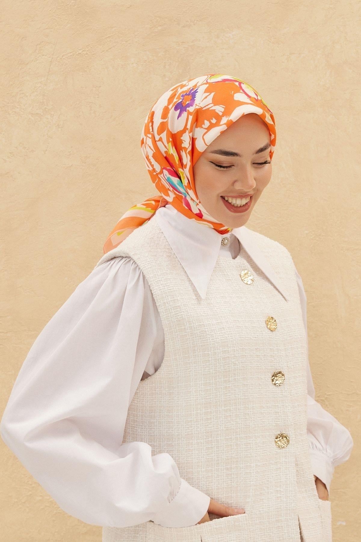 Silk Home Organik Pamuk İpek Eşarp 79006-14