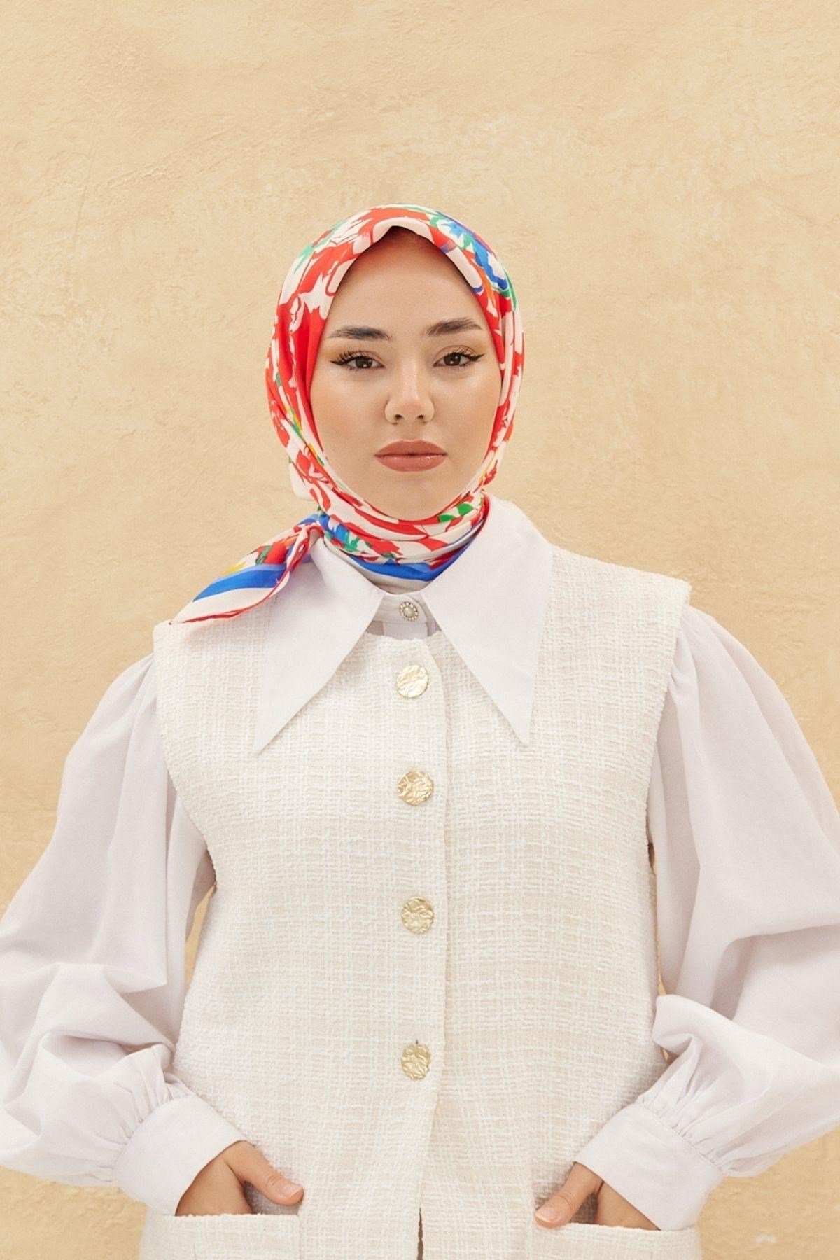 Silk Home Organik Pamuk İpek Eşarp 79006-04