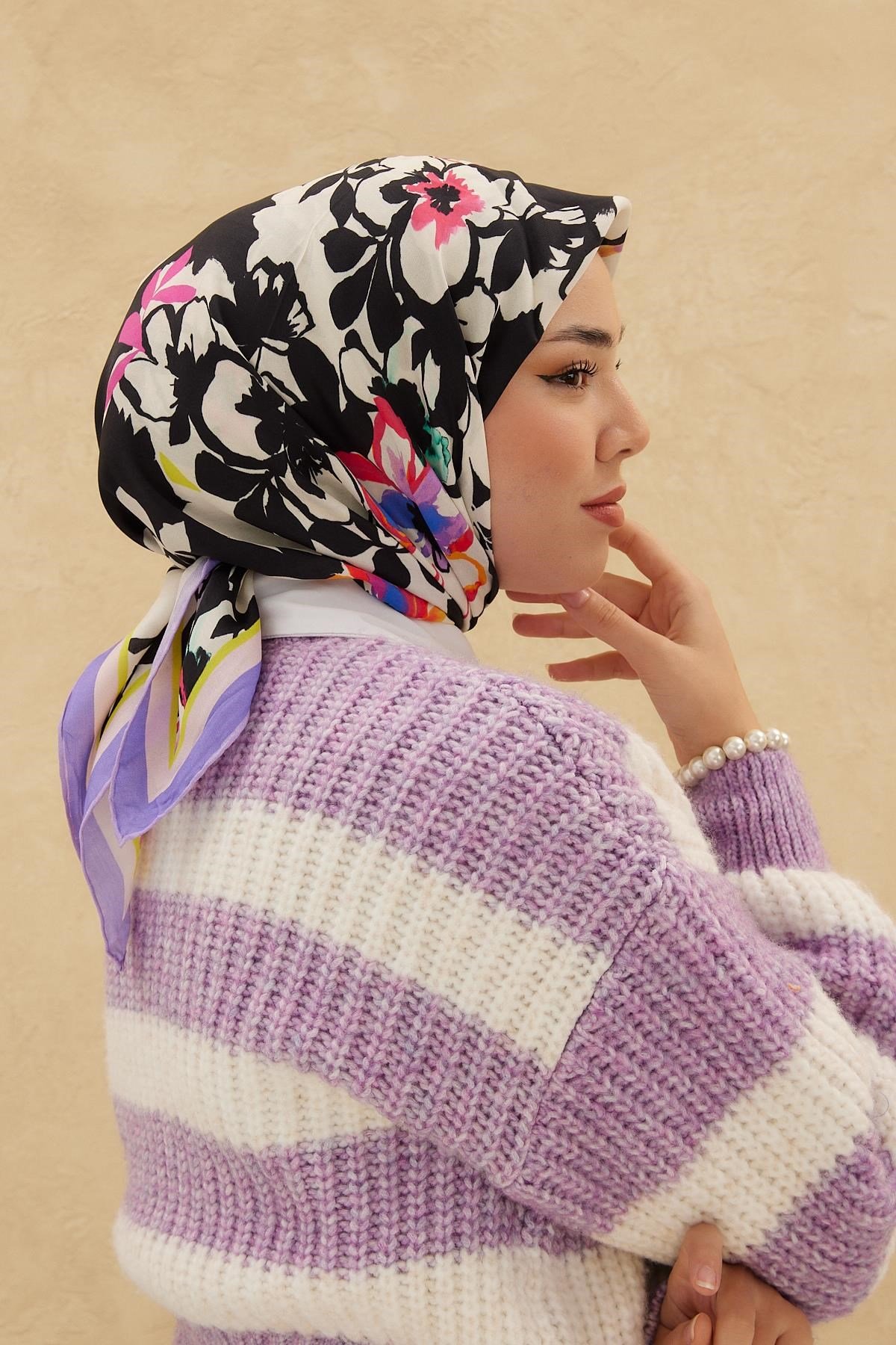 Silk Home Organik Pamuk İpek Eşarp 79006-07