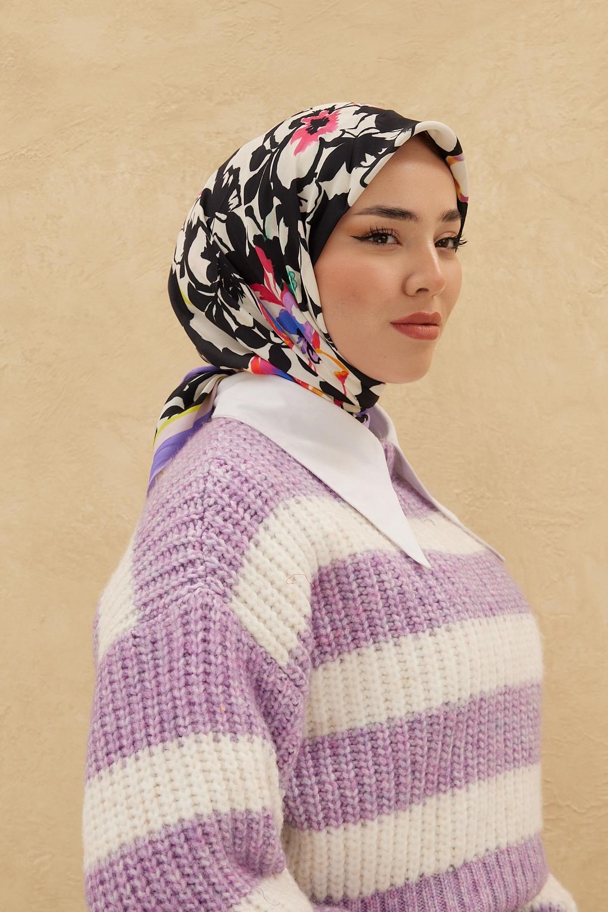 Silk Home Organik Pamuk İpek Eşarp 79006-07