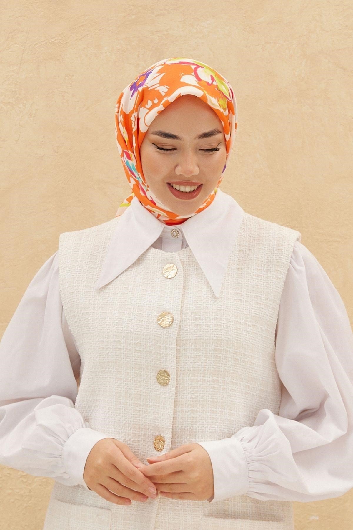 Silk Home Organik Pamuk İpek Eşarp 79006-14
