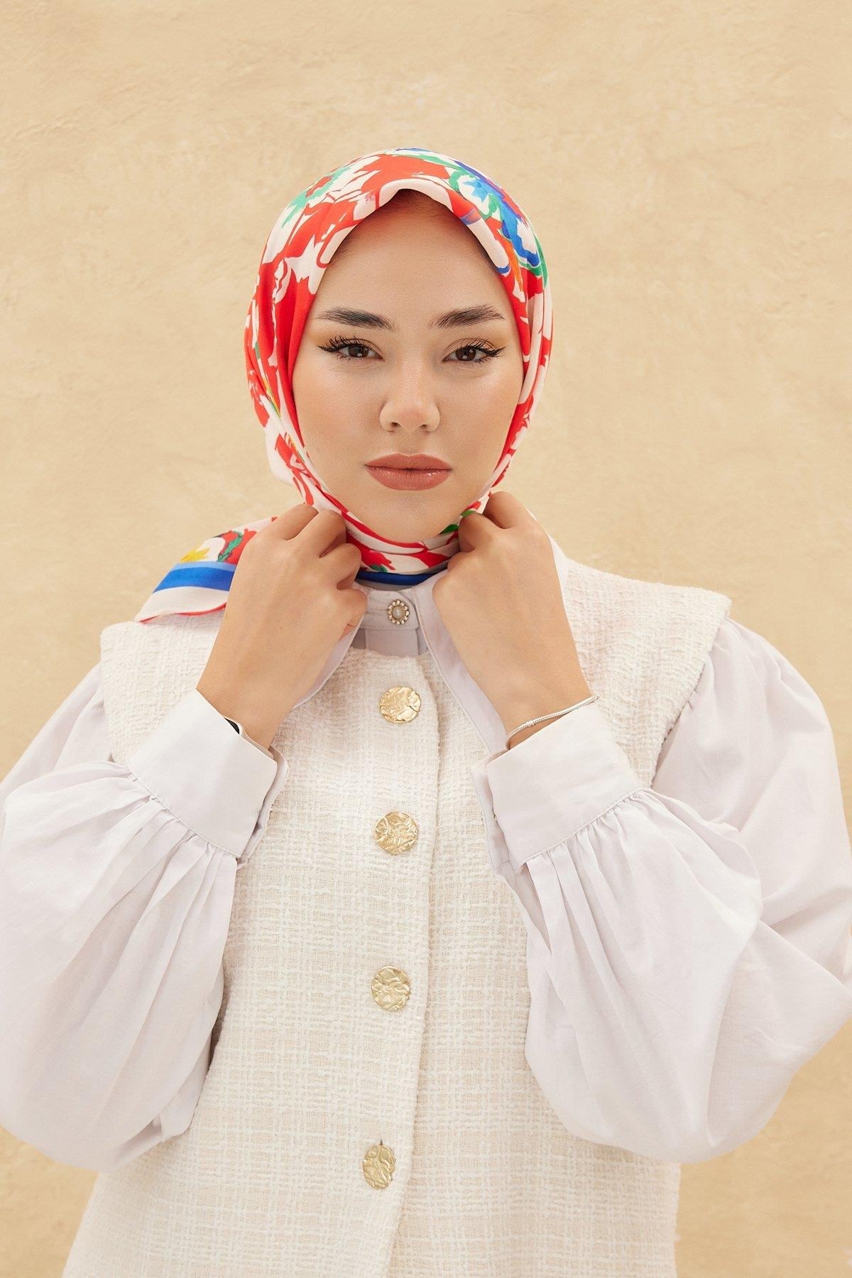 Silk Home Organik Pamuk İpek Eşarp 79006-04