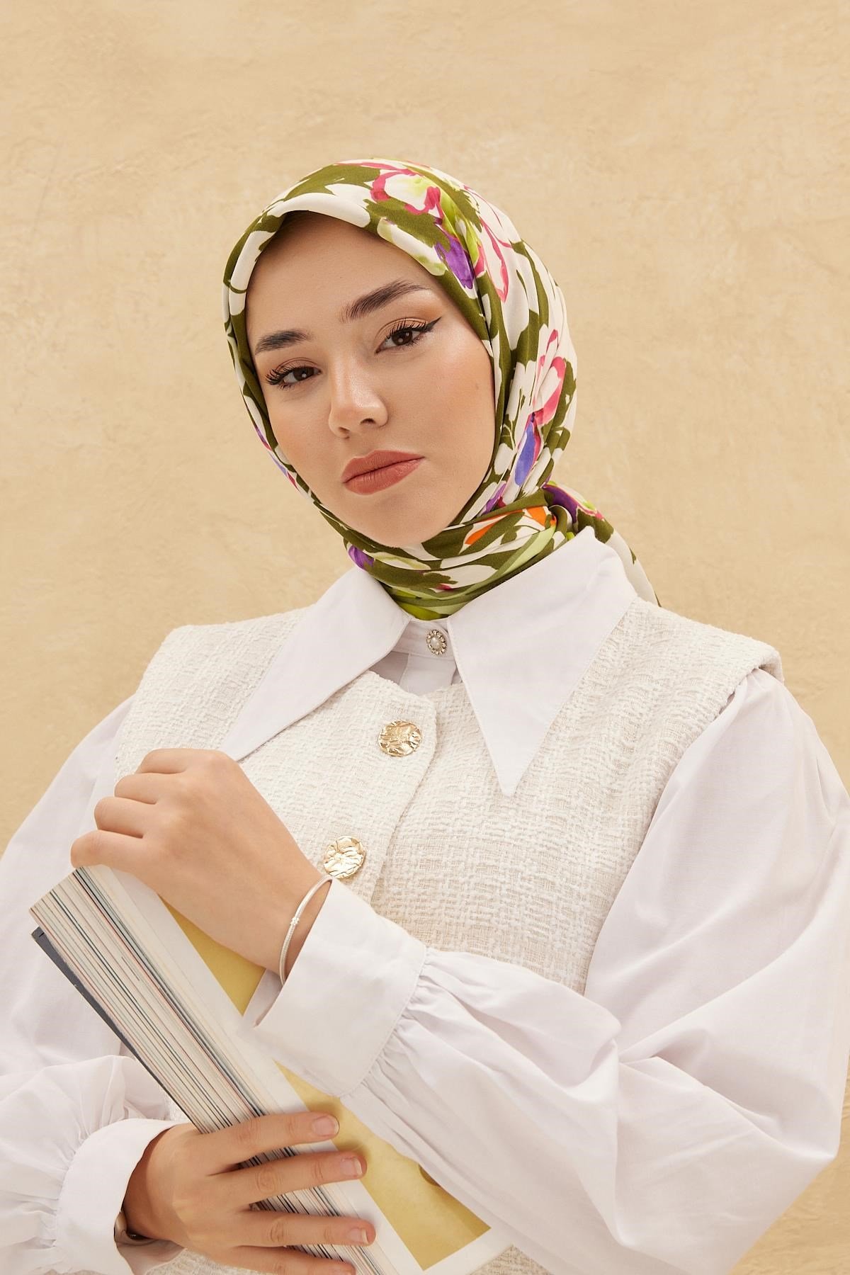 Silk Home Organik Pamuk İpek Eşarp 79006-18