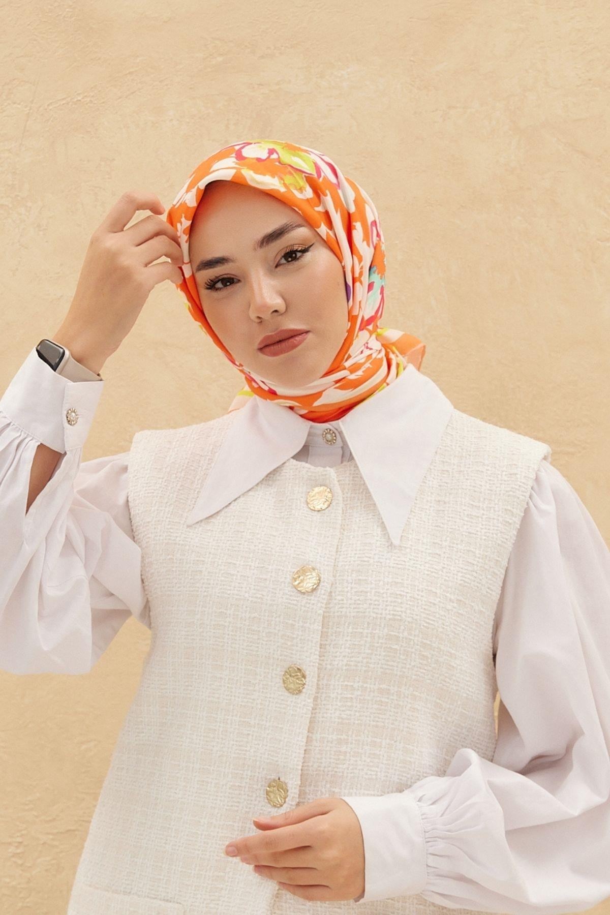 Silk Home Organik Pamuk İpek Eşarp 79006-14