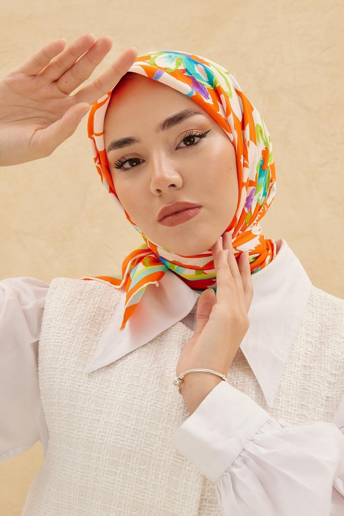 Silk Home Organik Pamuk İpek Eşarp 79006-13