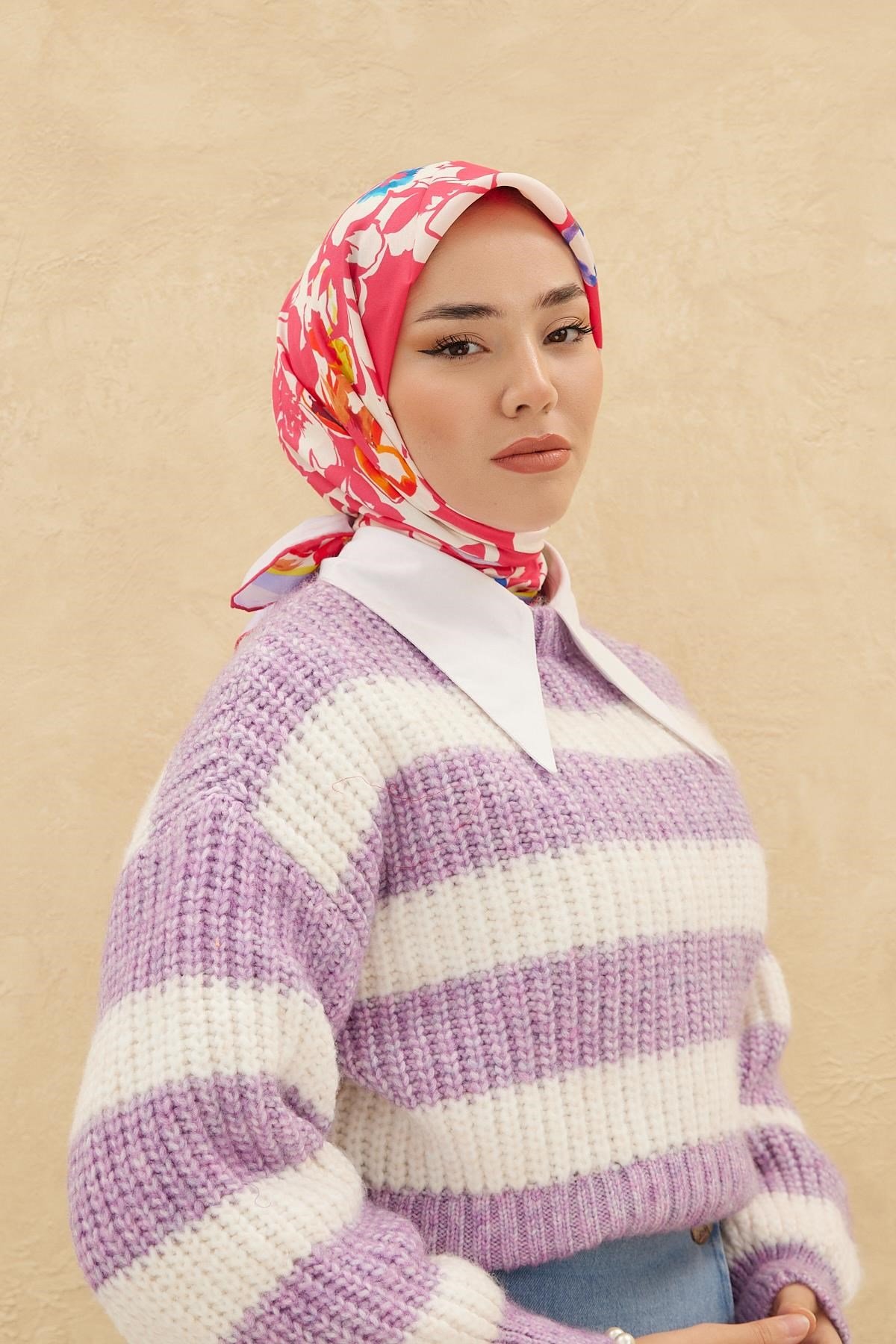 Silk Home Organik Pamuk İpek Eşarp 79006-09