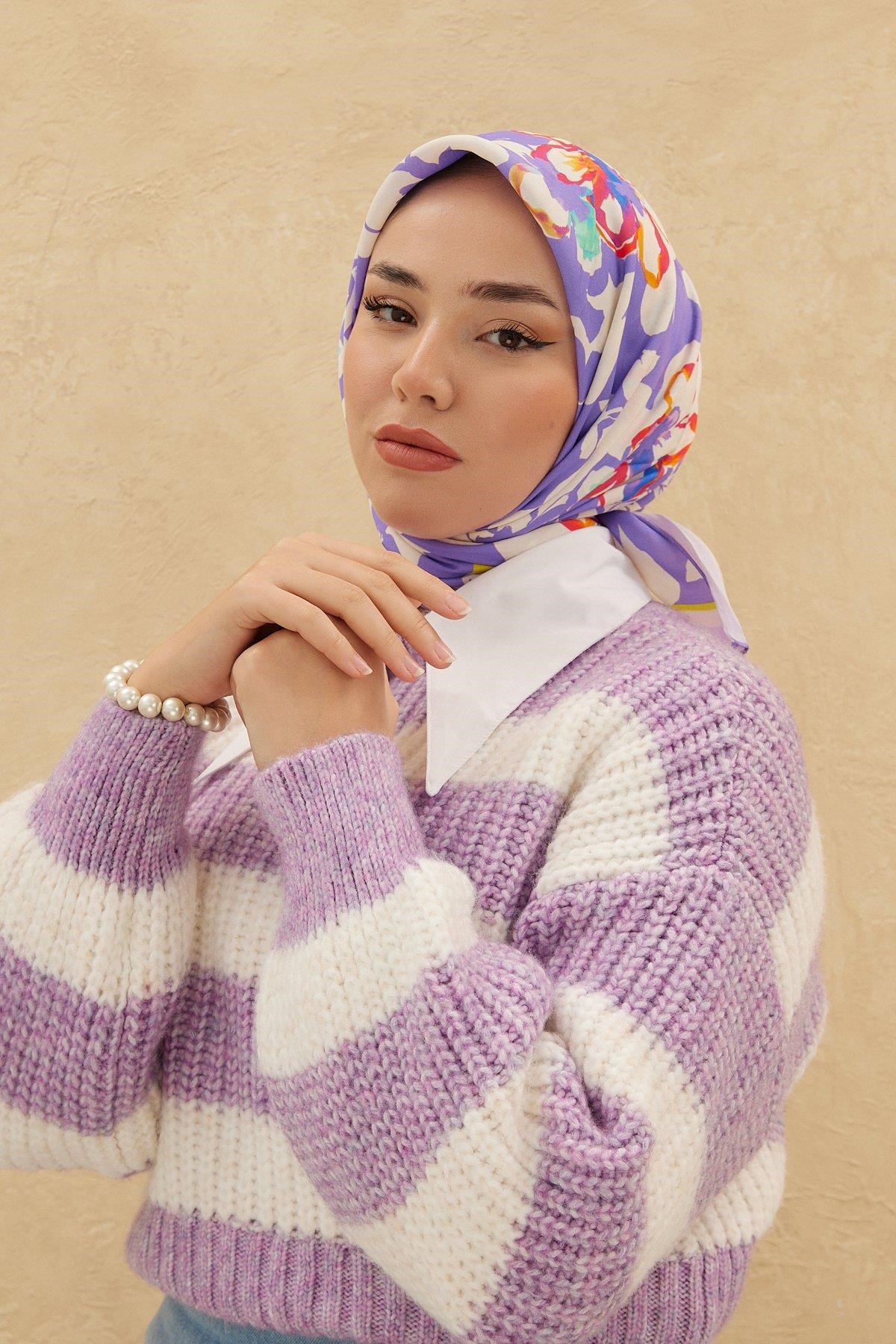 Silk Home Organik Pamuk İpek Eşarp 79006-08