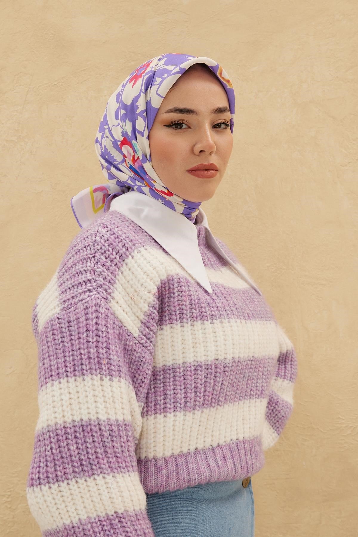 Silk Home Organik Pamuk İpek Eşarp 79006-08